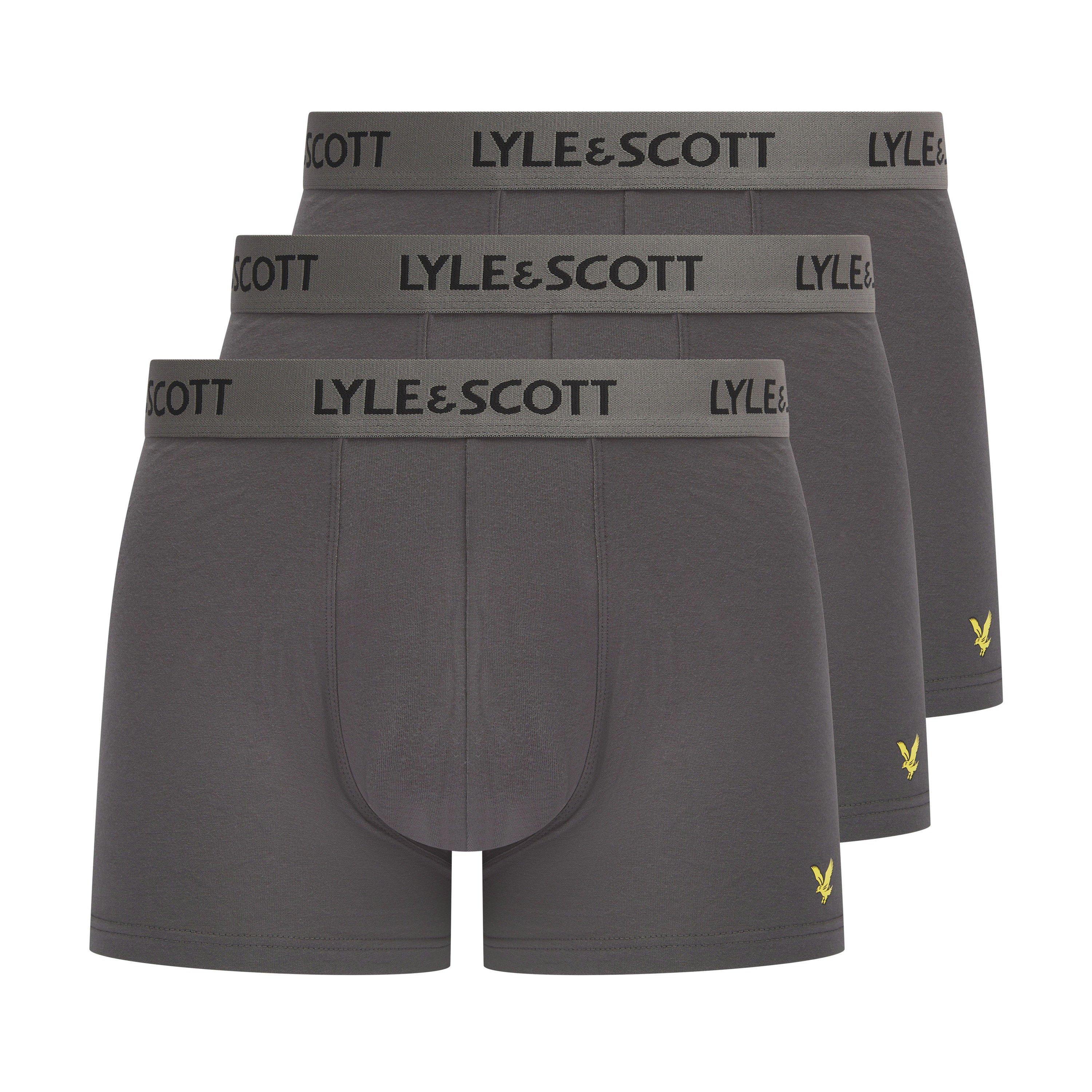 Graniet Grijs - Lyle and Scott - Lyle 3 Pack Trunk Sn99 - 1