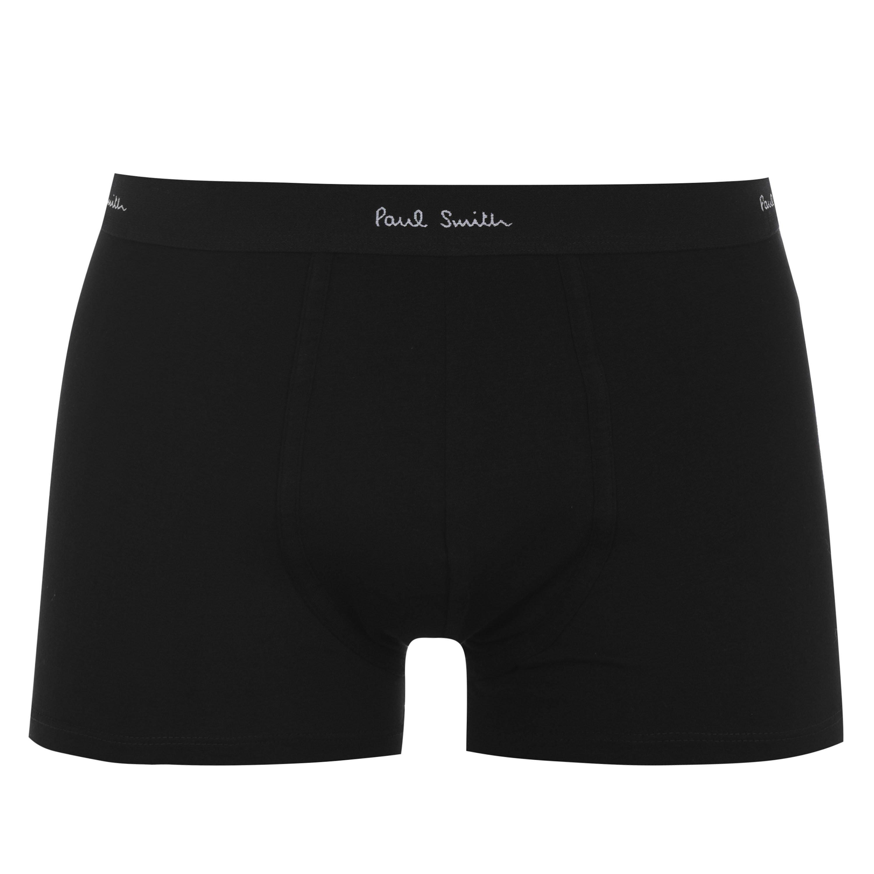 Black/White 01A - Paul Smith - 3 Pack Contour Trunks - 6