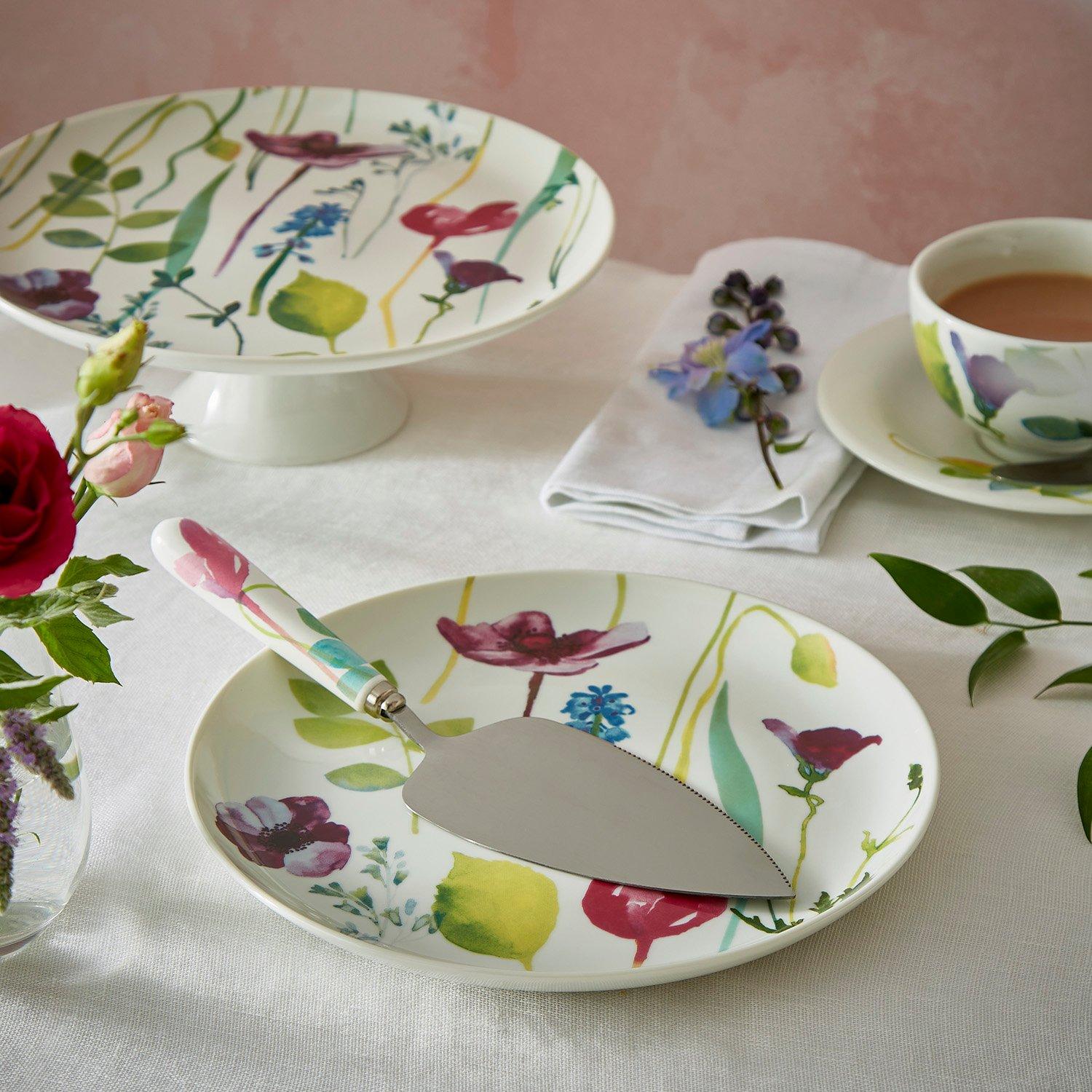Multi - Portmeirion Water Garden - Portmeirion Water Garden 22cm Plates Set of 4 - 3