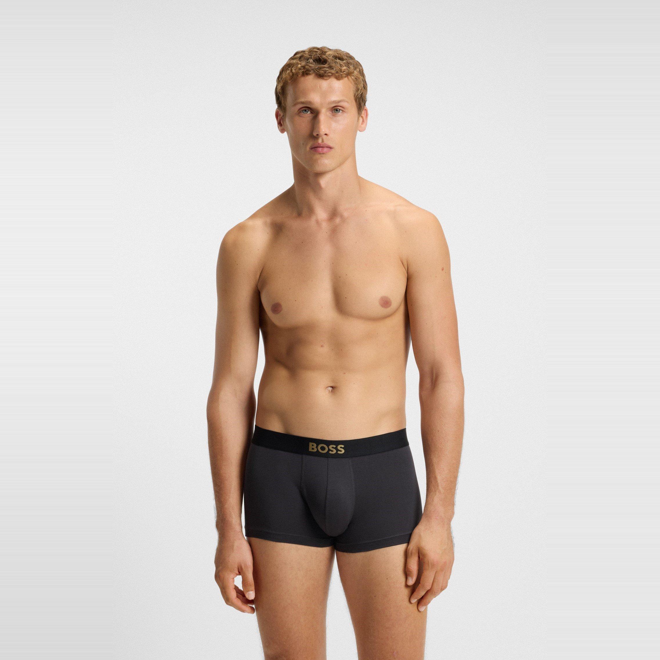Blk/Navy/Grey - Boss - Gold Logo 3 Pack Trunks - 5