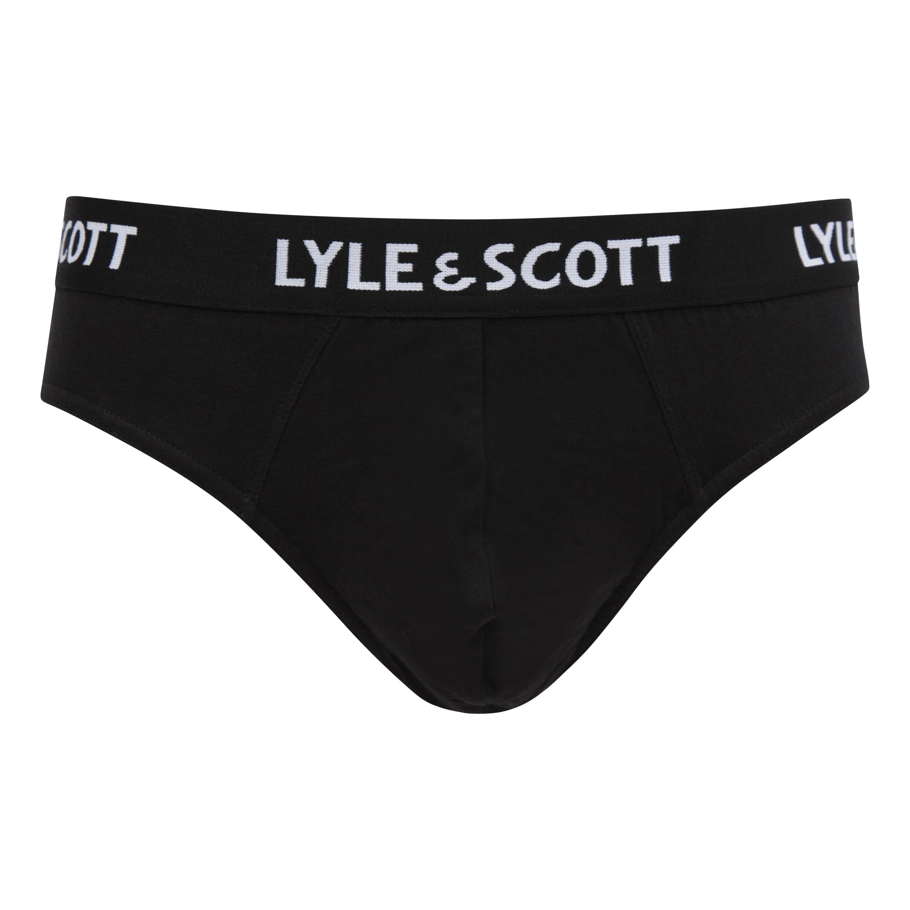 Black - Lyle and Scott - Lyle 3 Pk Briefs Sn99 - 2