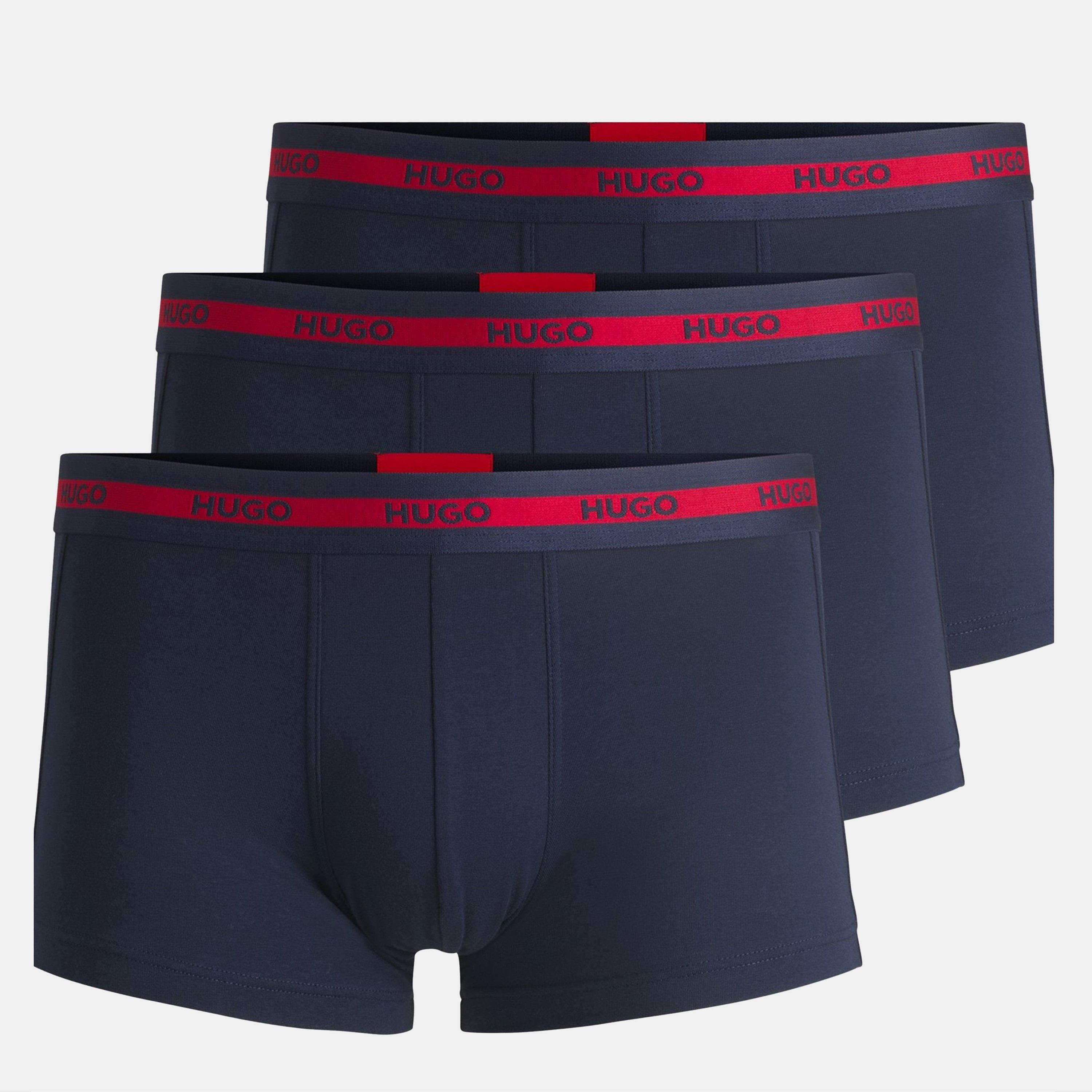 Hugo Men's Original 3 Pack Boxers - Navy - Small