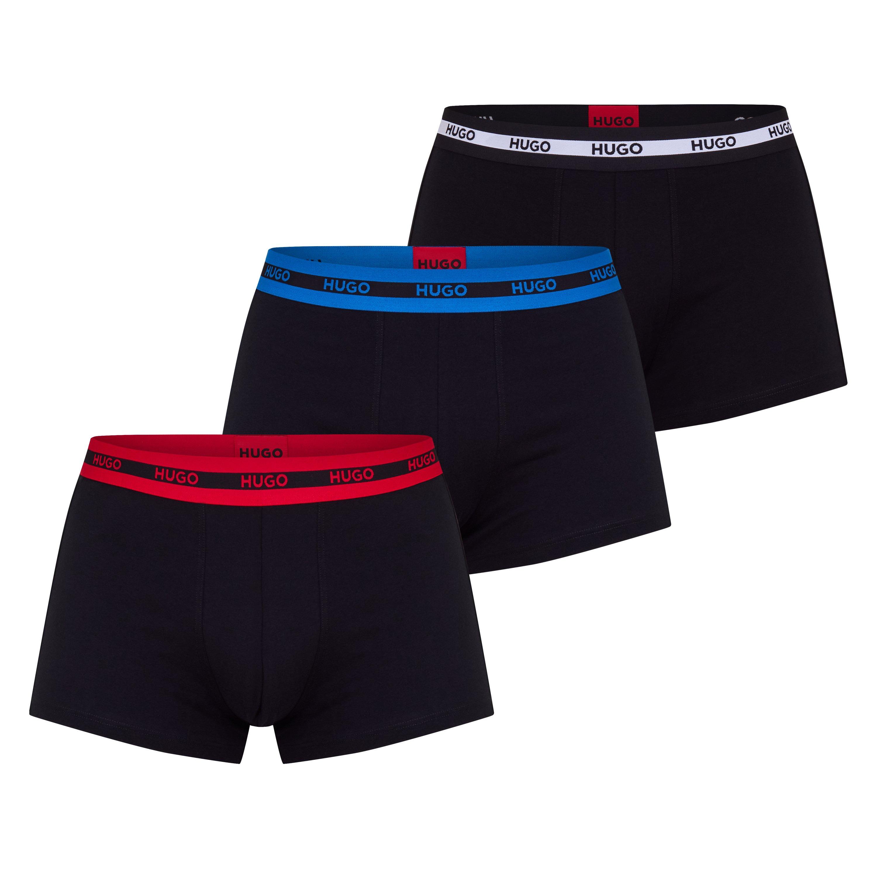 Hugo Men's Original 3 Pack Boxers - Black - Small