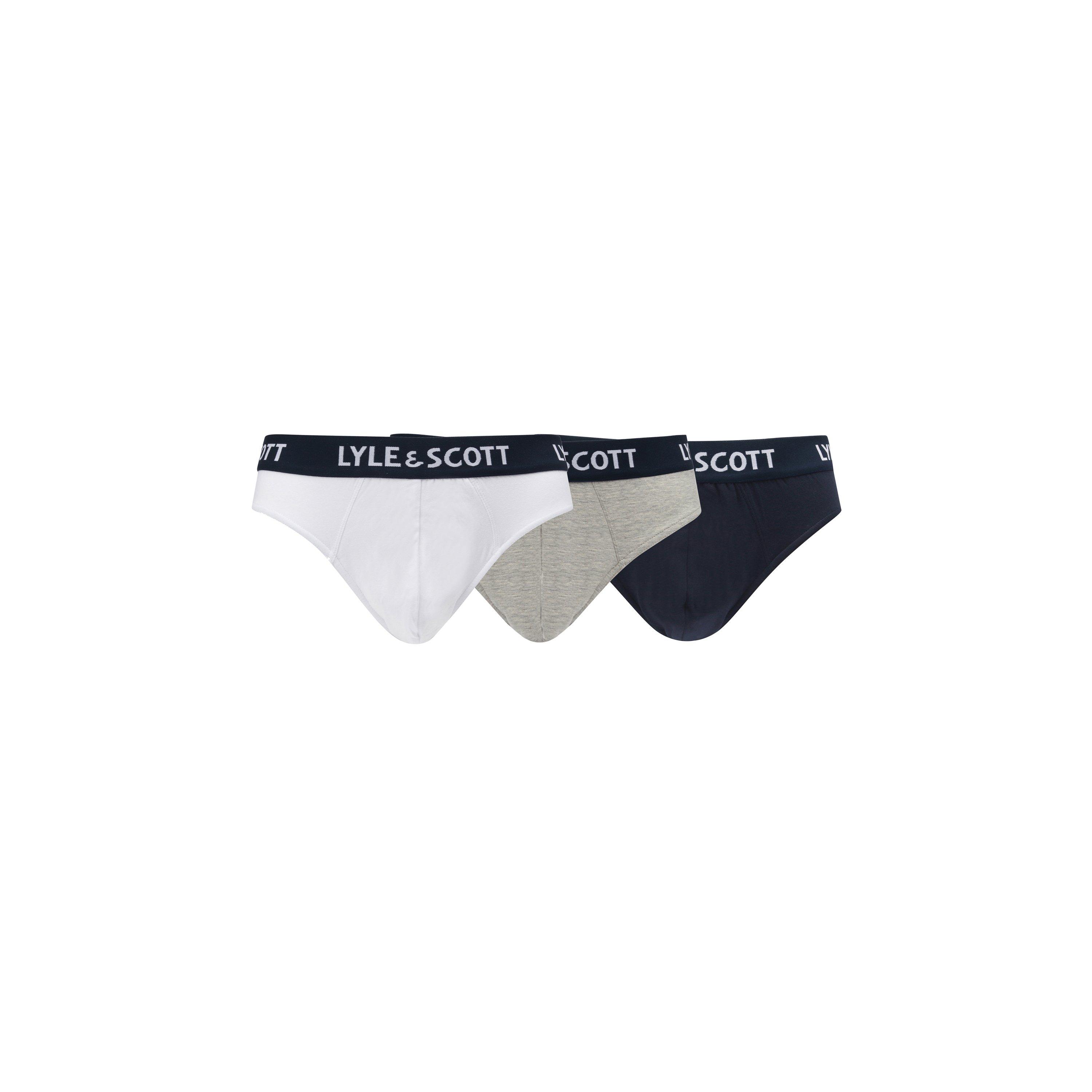 PLGryMl BWht - Lyle and Scott - Men's Trunks - 1