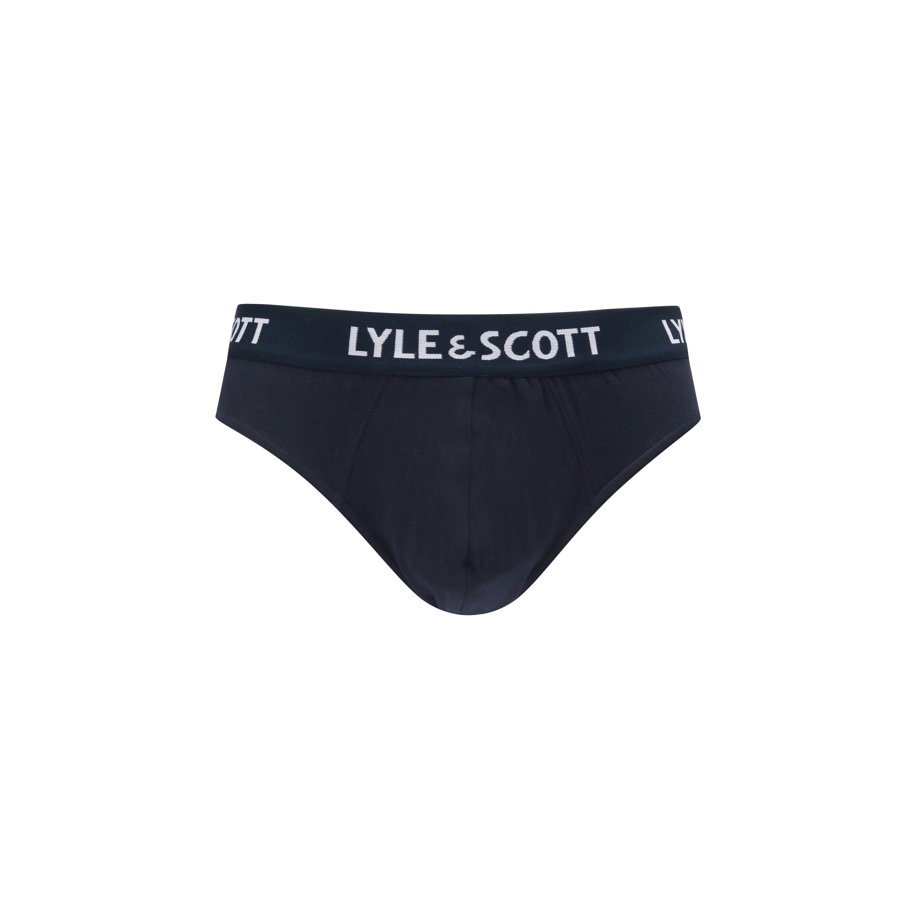 PLGryMl BWht - Lyle and Scott - Lyle 3 Pk Briefs Sn99 - 2