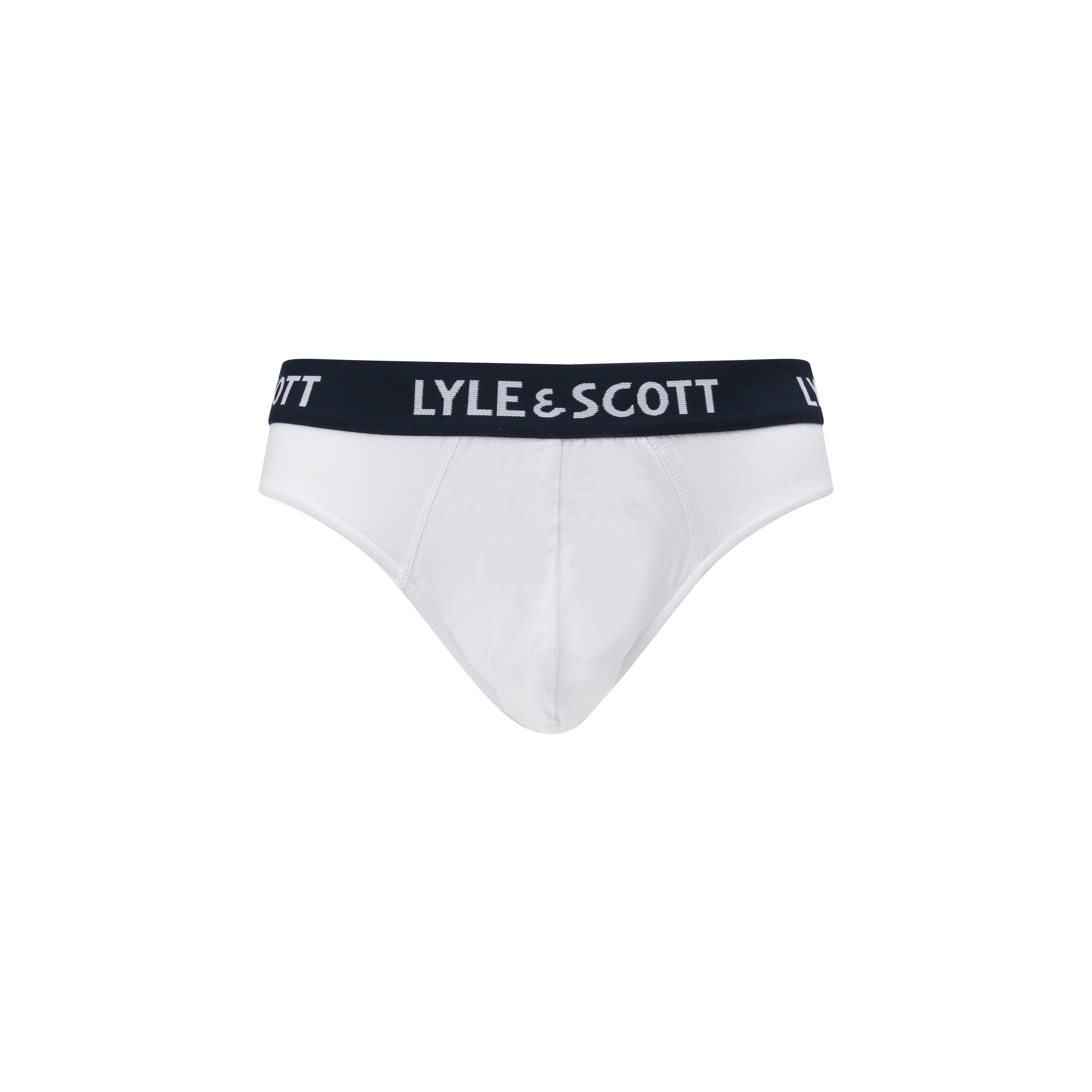 PLGryMl BWht - Lyle and Scott - Lyle 3 Pk Briefs Sn99 - 3