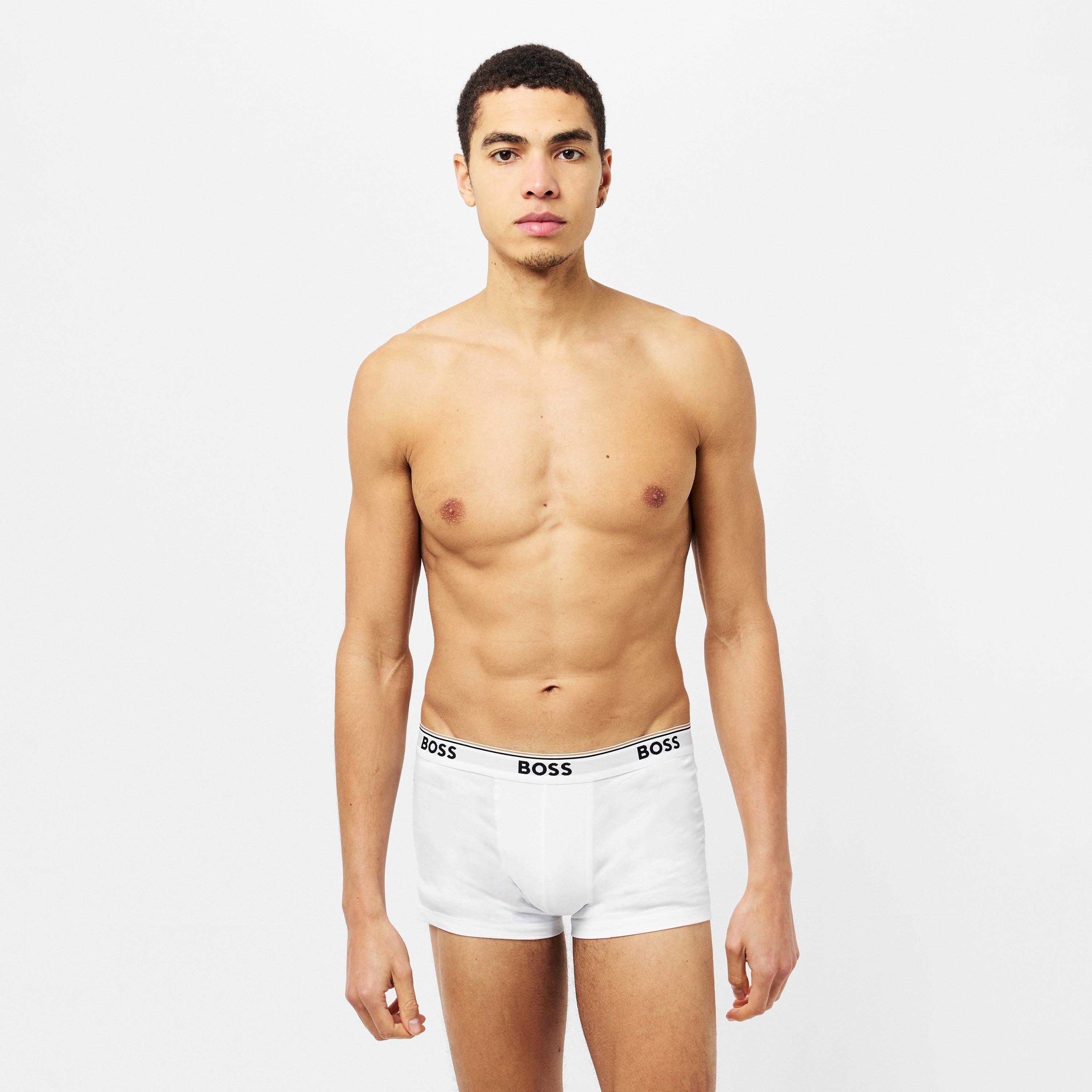 Wit 100 - Boss - Mens BOSS Bodywear 3-Pack Boxer Shorts with Logo Detail - 3