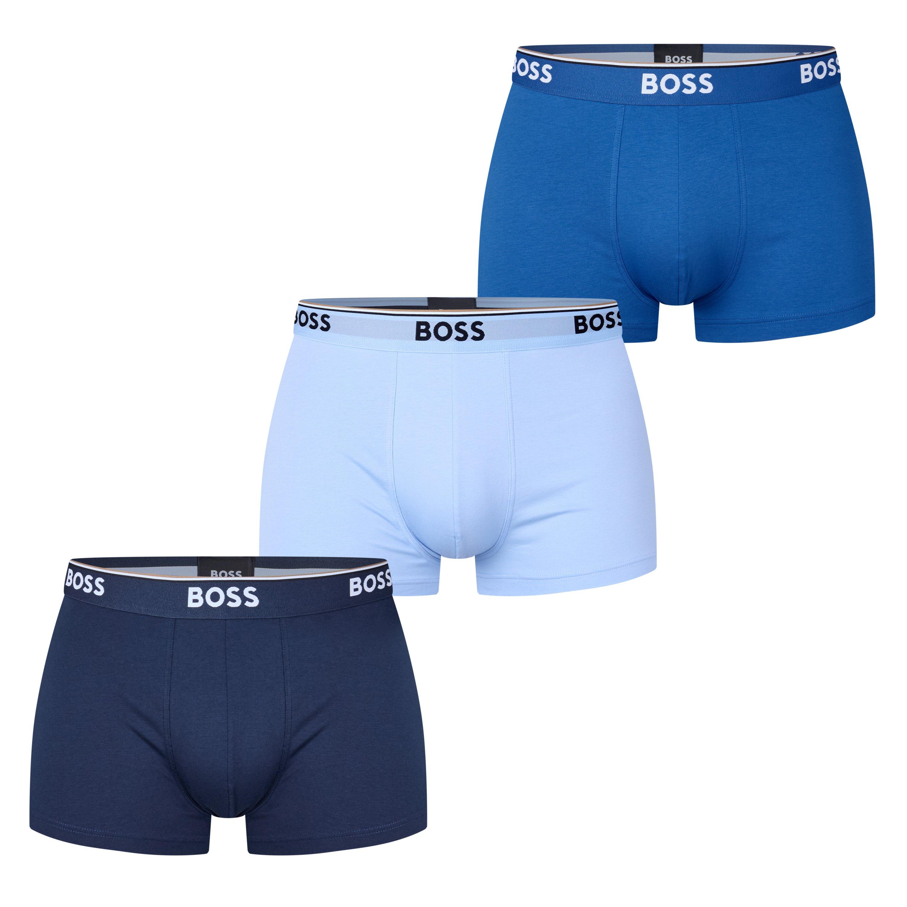 Mens BOSS Bodywear 3-Pack Boxer Shorts with Logo Detail
