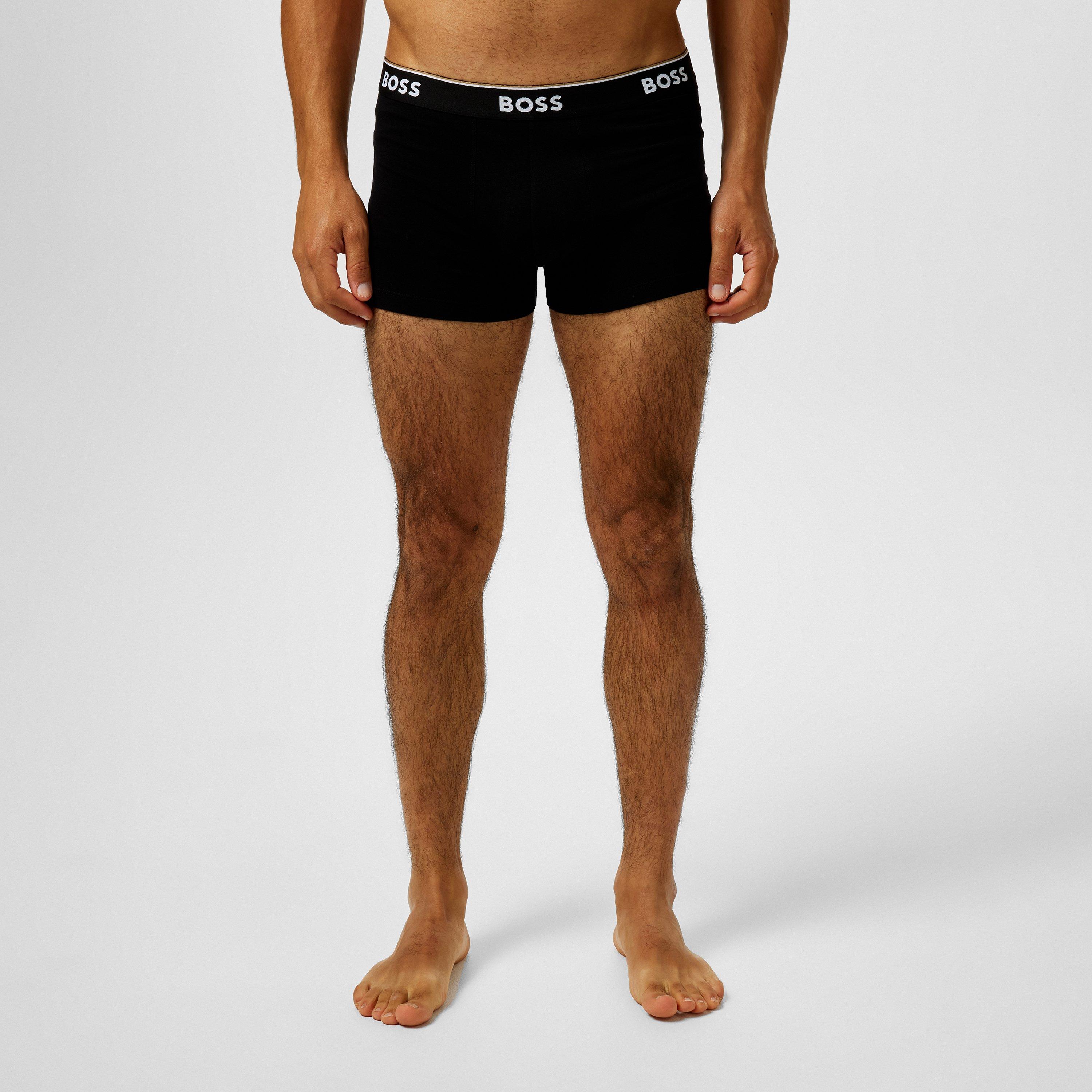 Black 001 - Boss - Mens BOSS Bodywear 3-Pack Boxer Shorts with Logo Detail - 2