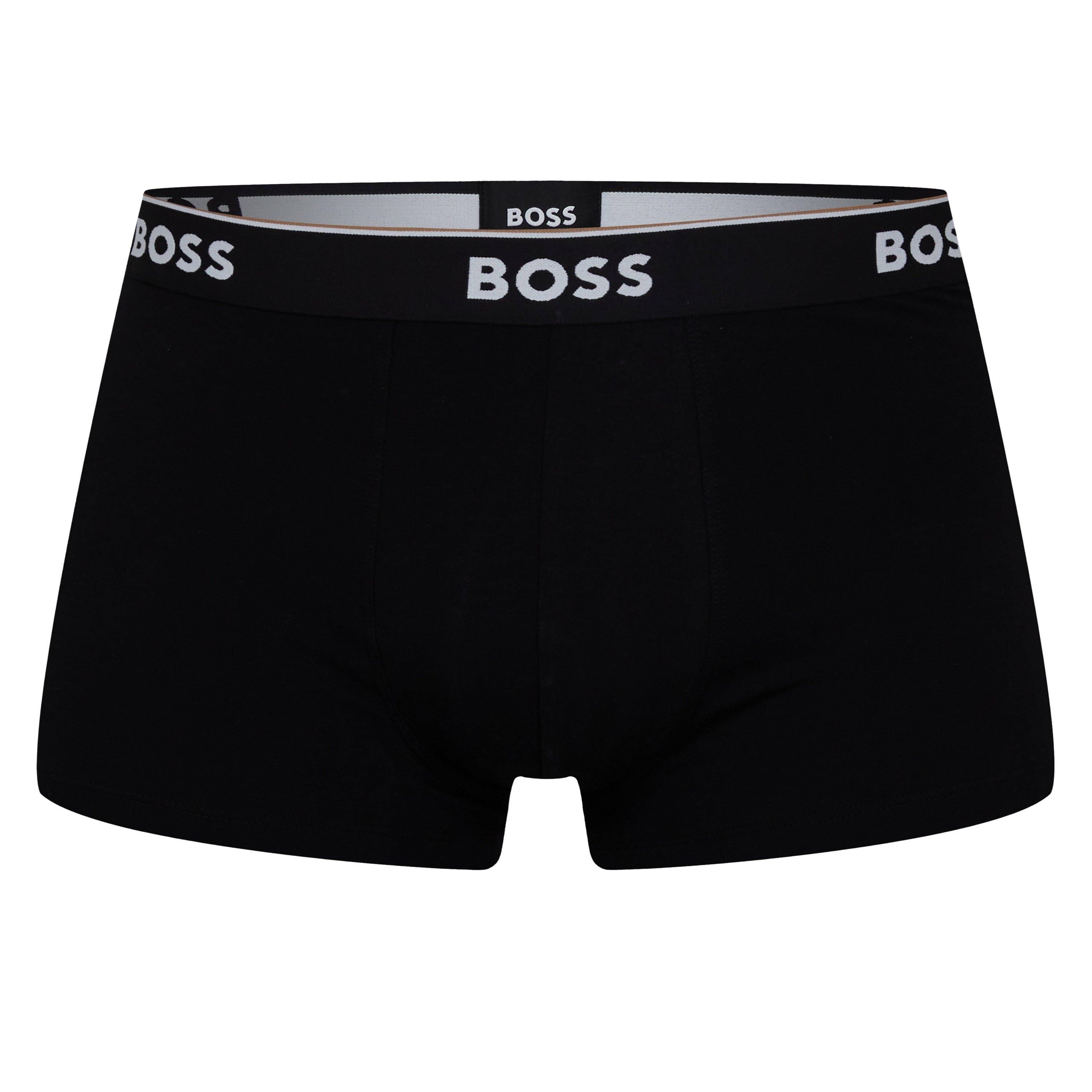 Black 001 - Boss - Mens BOSS Bodywear 3-Pack Boxer Shorts with Logo Detail - 4