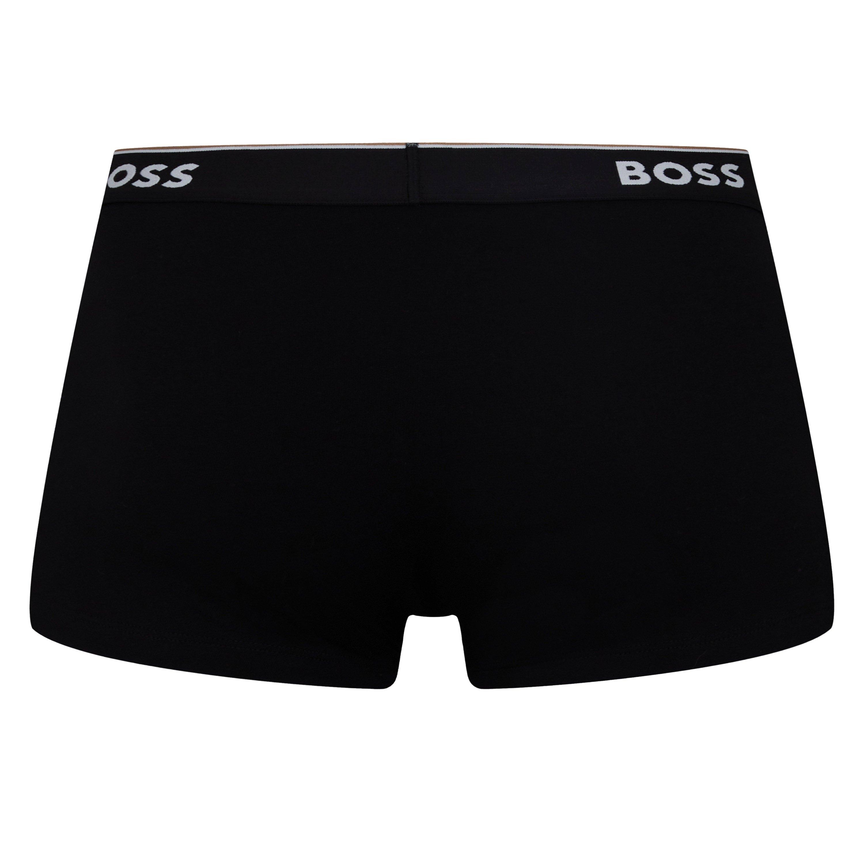 Black 001 - Boss - Mens BOSS Bodywear 3-Pack Boxer Shorts with Logo Detail - 5