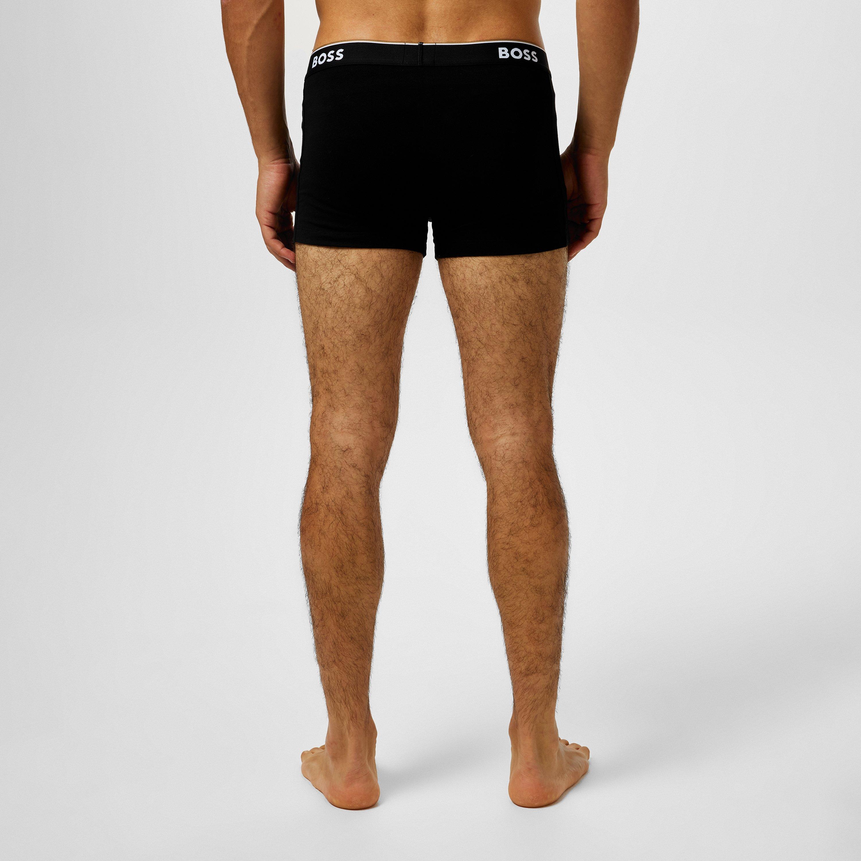 Black 001 - Boss - Mens BOSS Bodywear 3-Pack Boxer Shorts with Logo Detail - 3