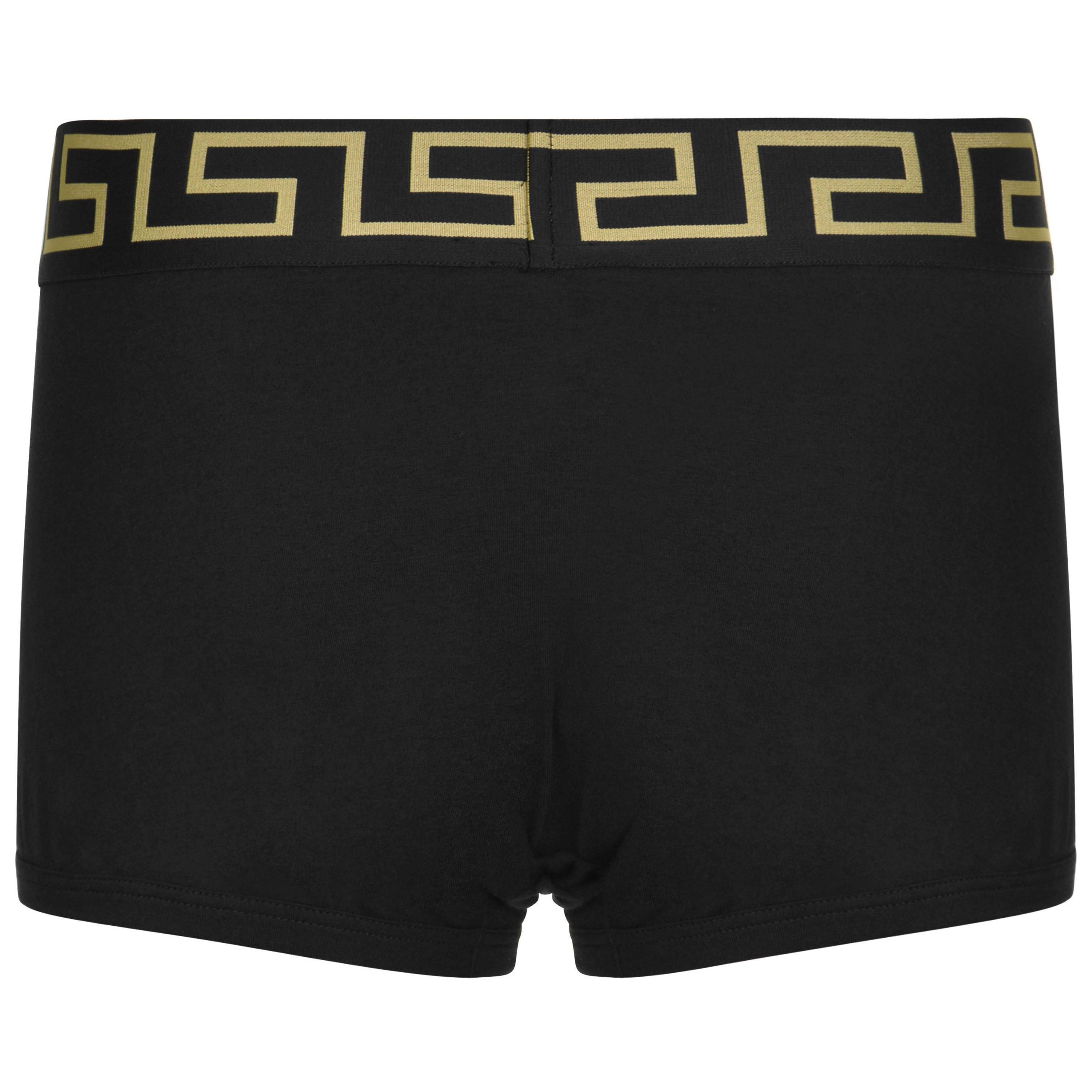 Black/Gold A80G - Versace Icon - Iconic Low Trunks - 4