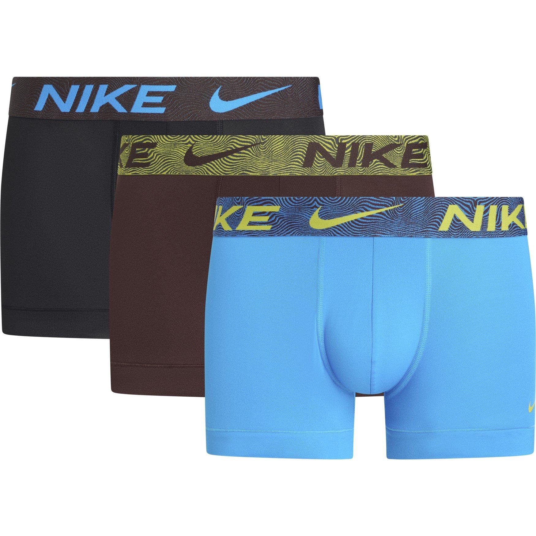 Blu/Crush/Optcl - Nike - 3 Pack Essential Micro Trunks Mens - 1