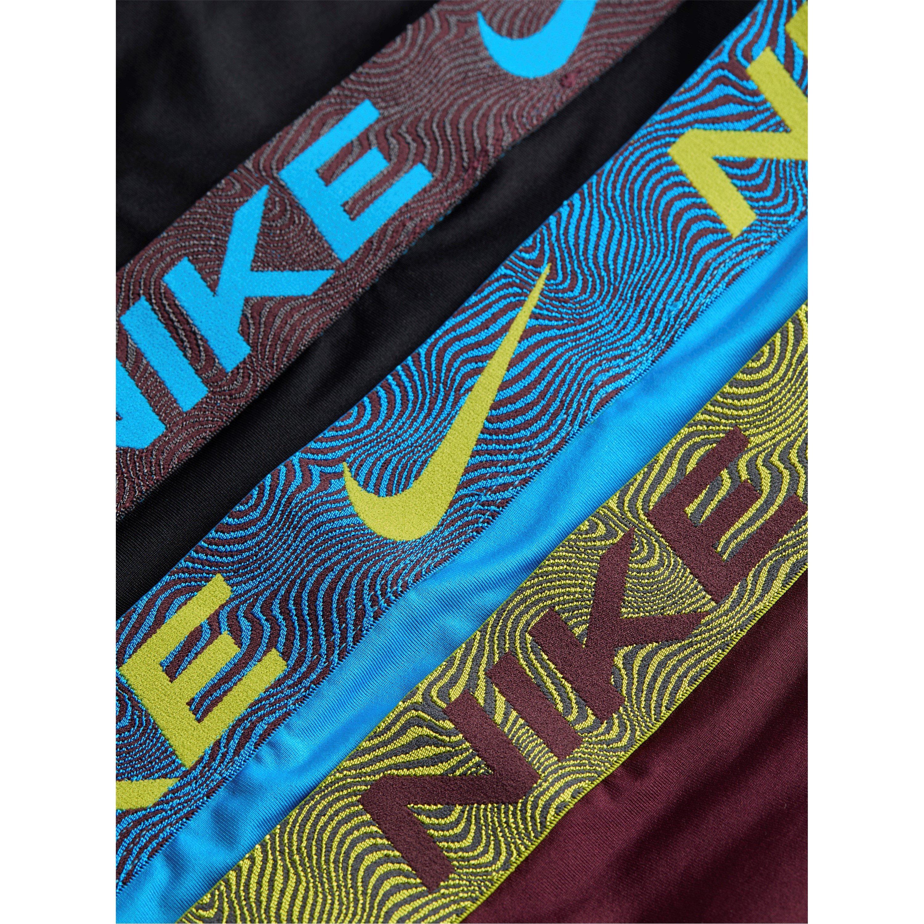 Blu/Crush/Optcl - Nike - 3 Pack Essential Micro Trunks Mens - 2