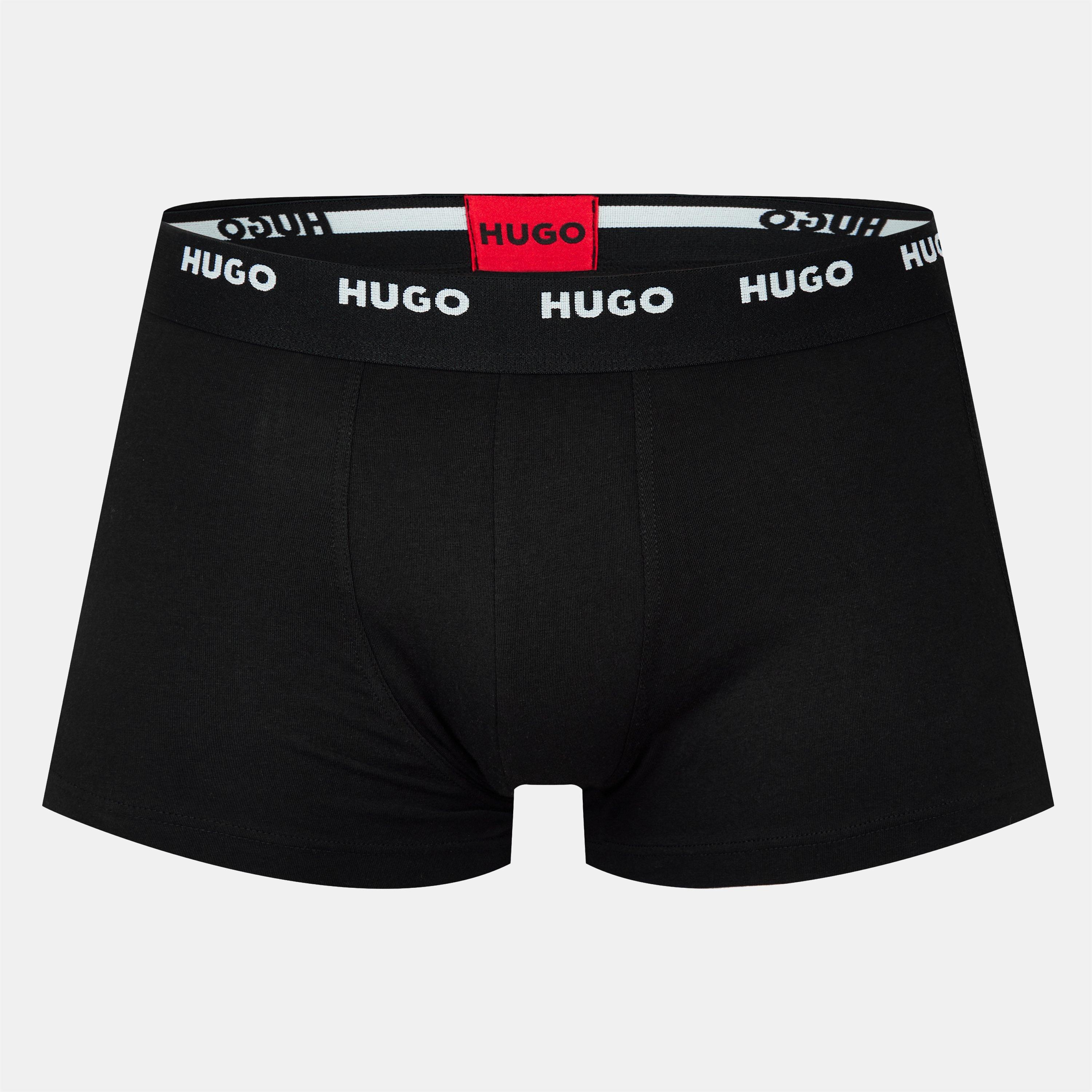 Black - Hugo - Hugo Boss 5 Pack Boxer Shorts Mens - 2