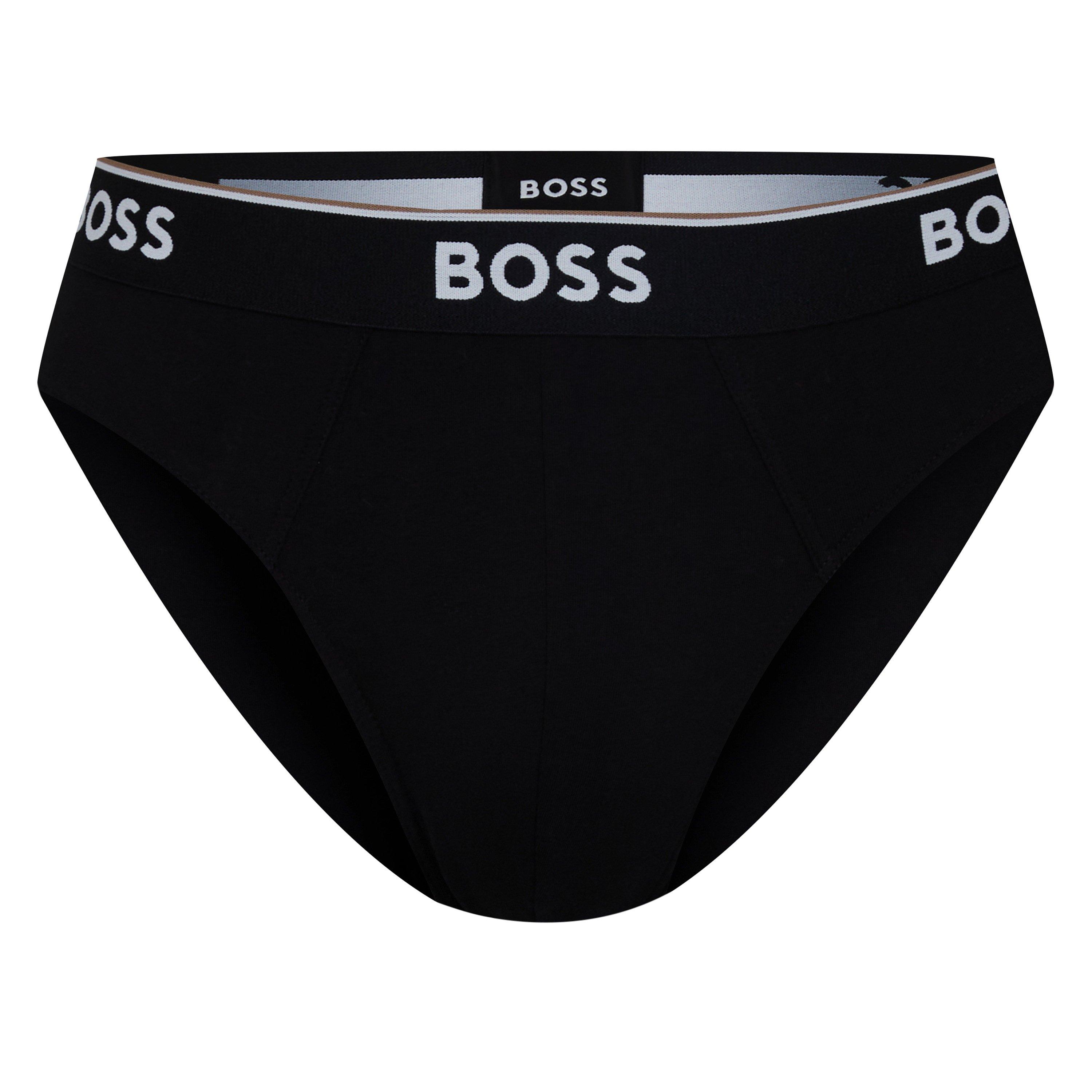 Black - Boss - Men's 3 Pack Briefs - 4