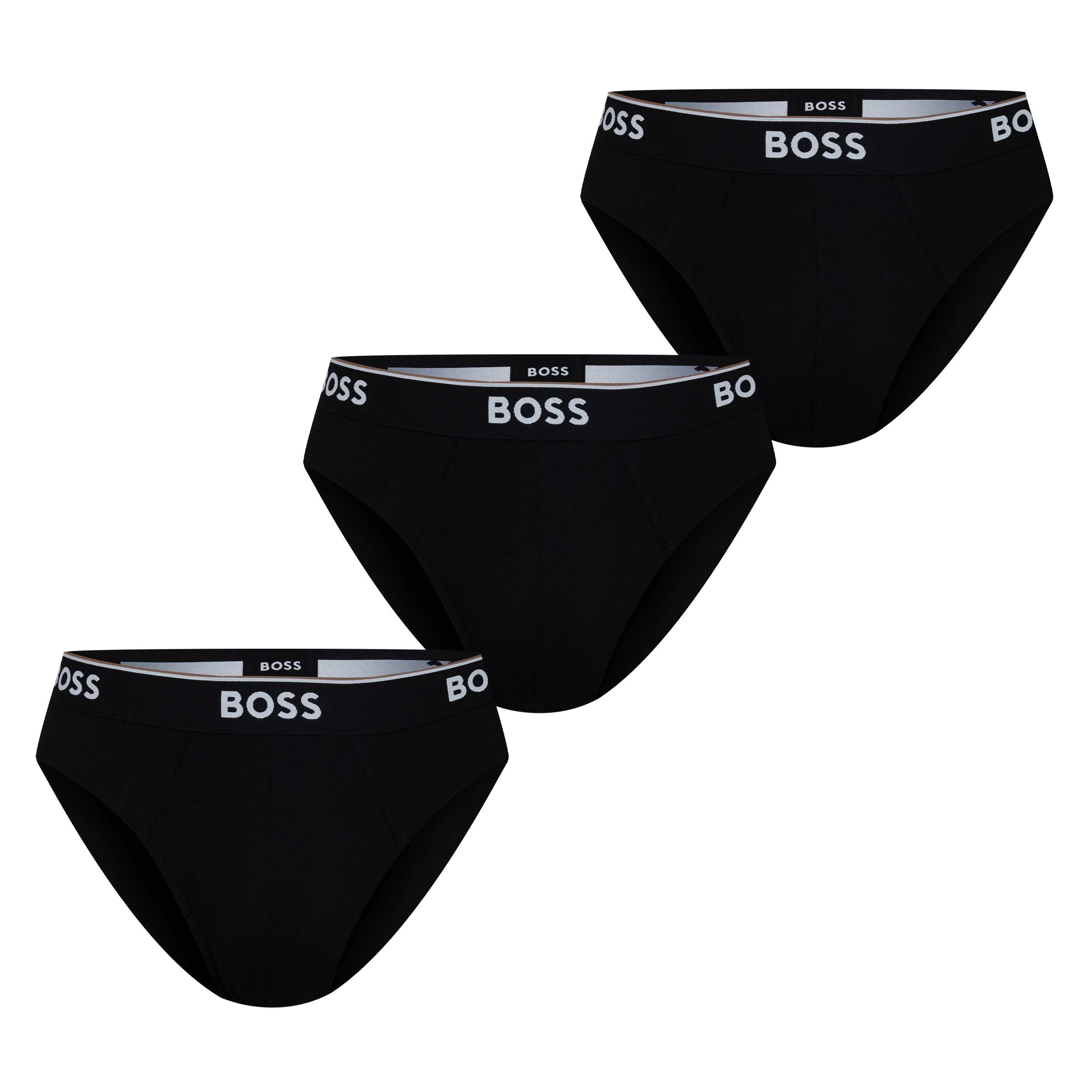 Black - Boss - Men's 3 Pack Briefs - 6
