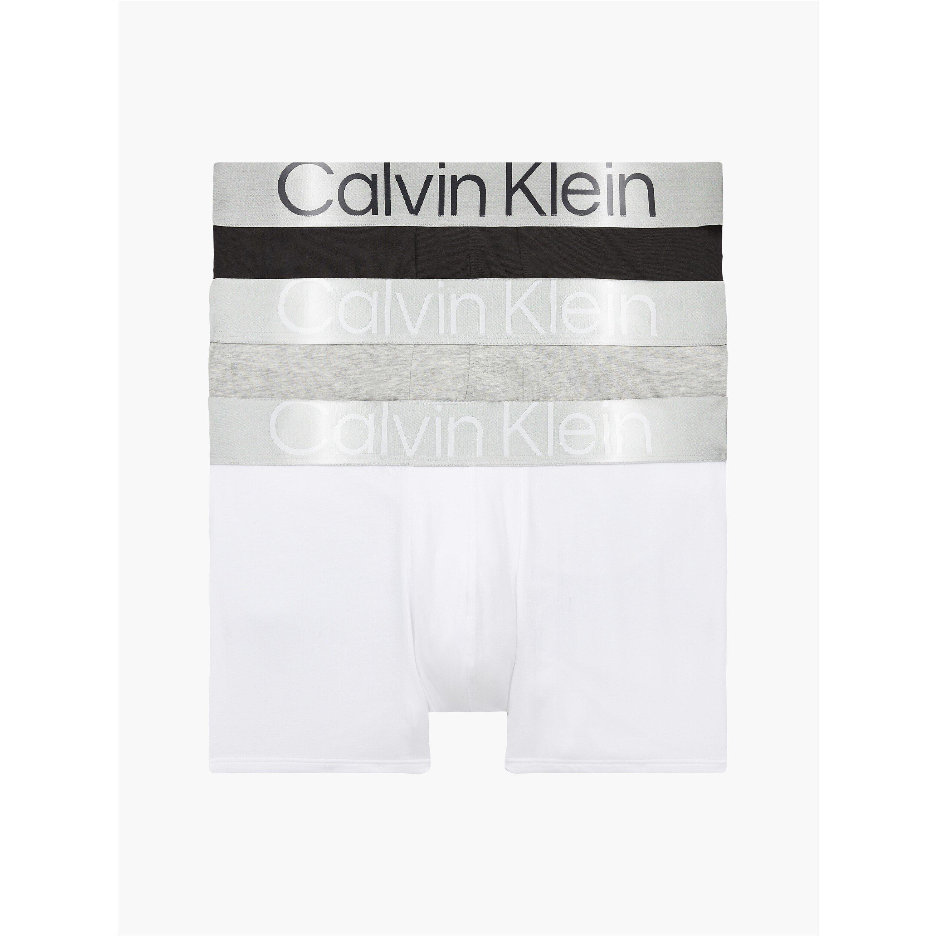 Blk/Wht/Gry - Calvin Klein - Calvin Klein Trunk 3pk - 1