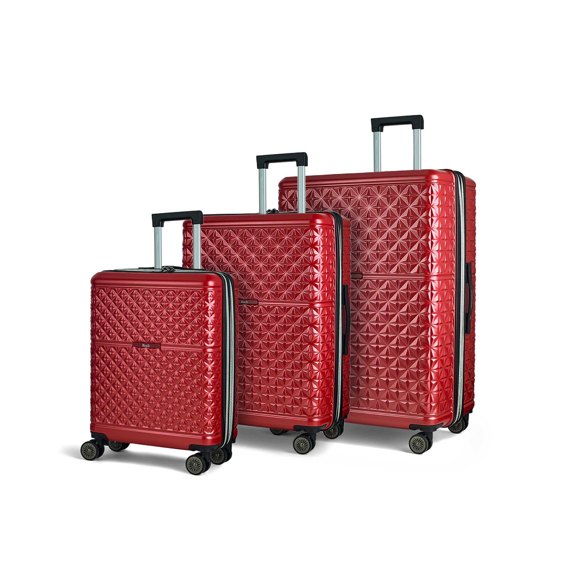 Red - Rock - Rock Maya Suitcase Red - 1