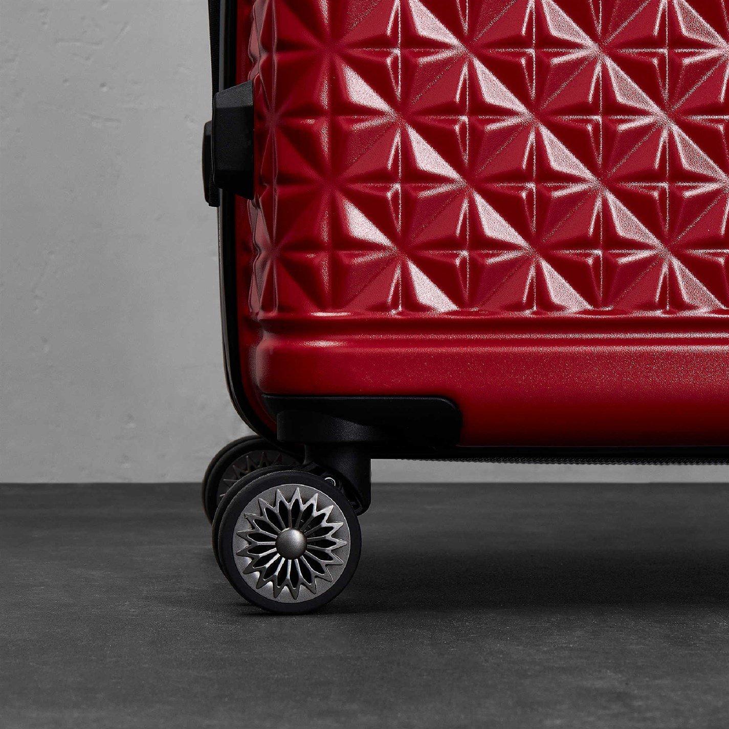 Red - Rock - Rock Maya Suitcase Red - 3