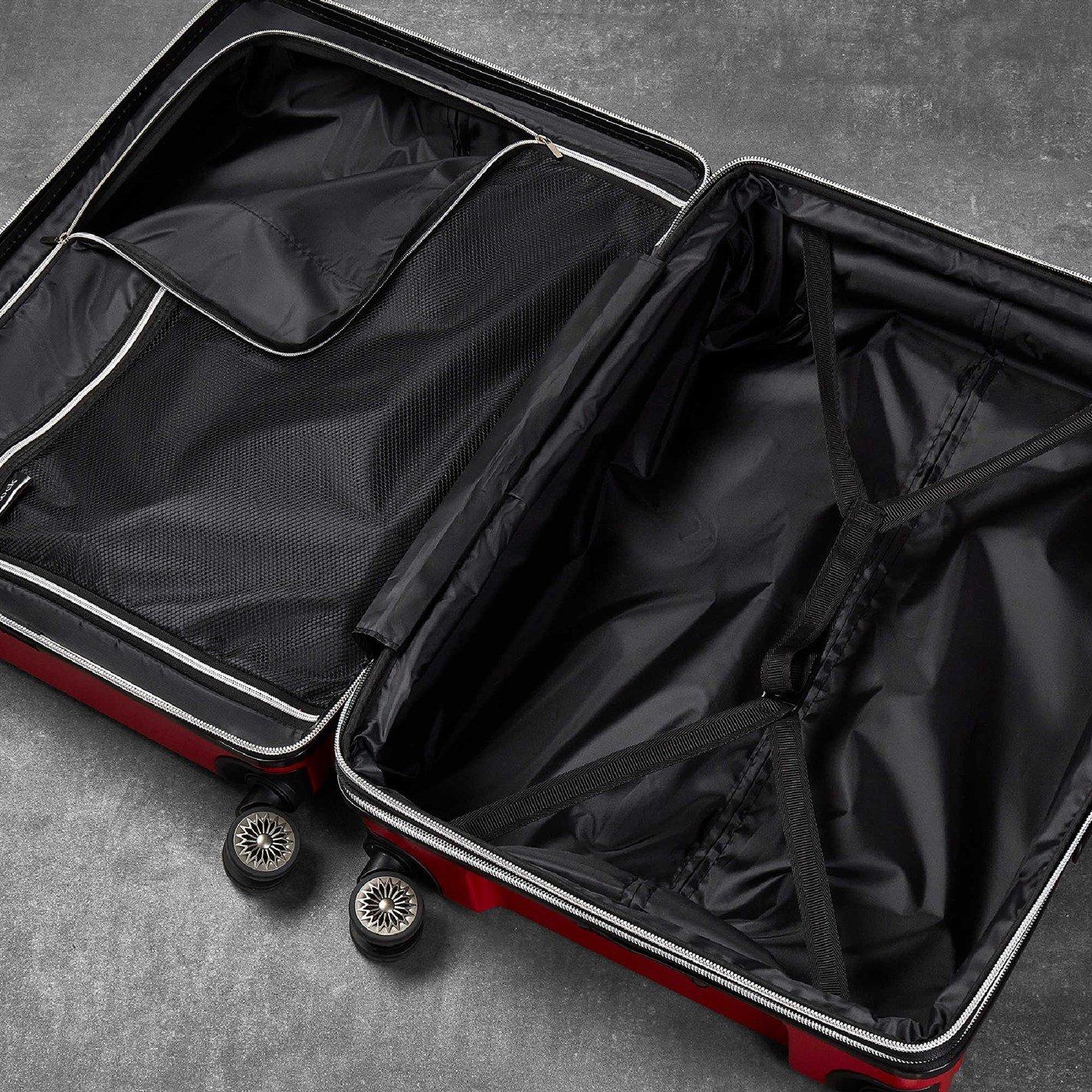 Red - Rock - Rock Maya Suitcase Red - 5