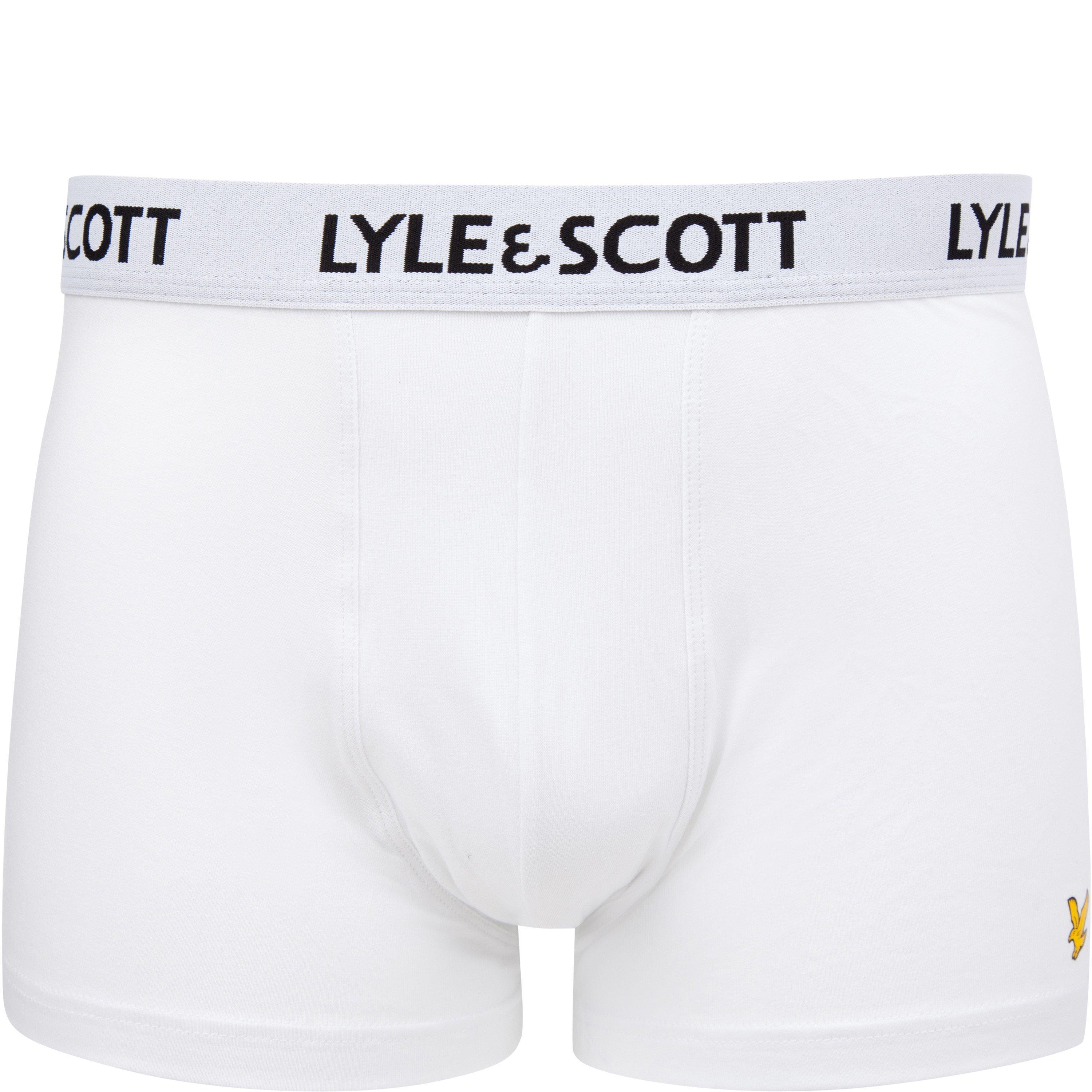 Blk/Wht/Gry 004 - Lyle and Scott - Barclay 3 Pack Boxer Shorts - 2