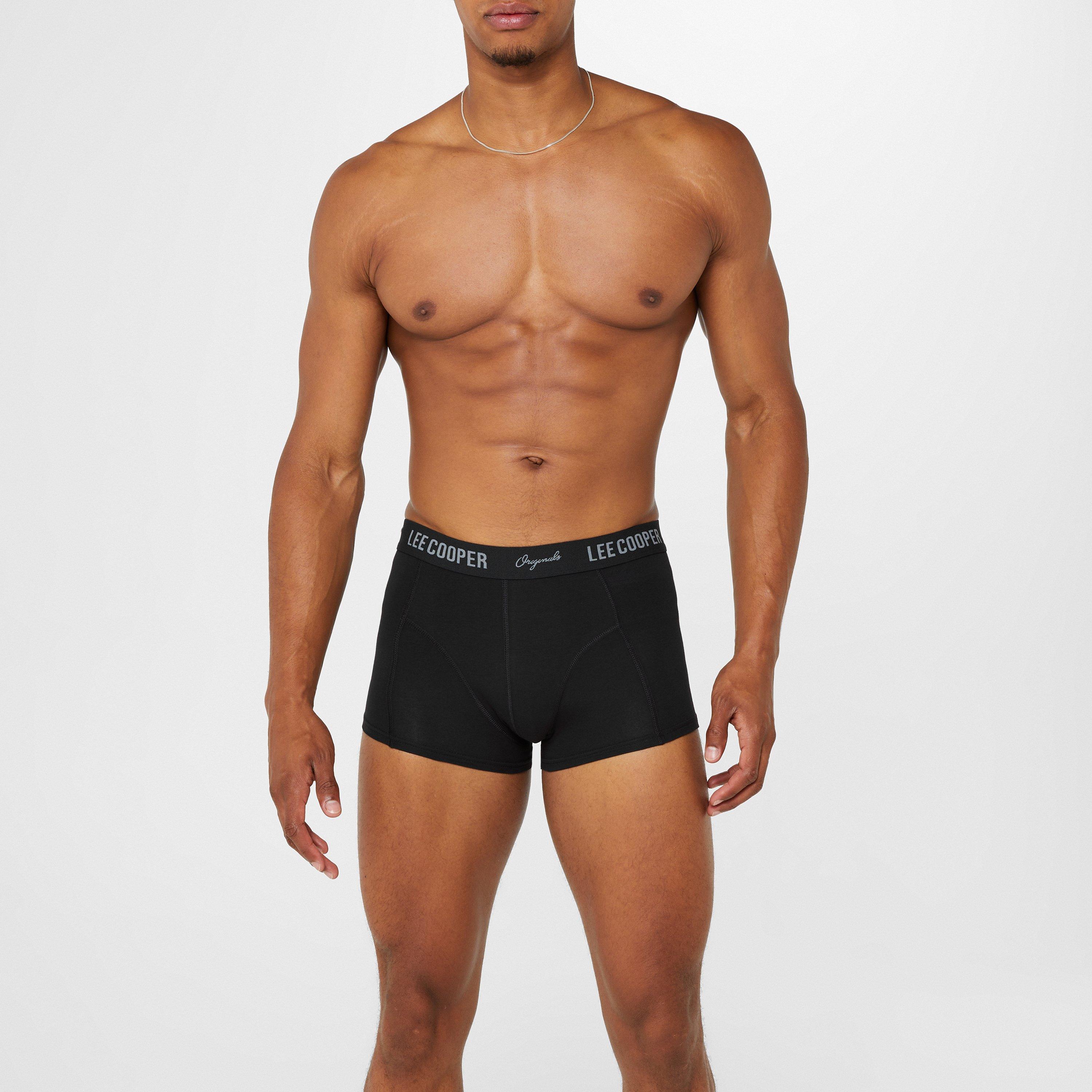 Black - Lee Cooper - Essential Boxer Trunk 5-Pack Mens - 2