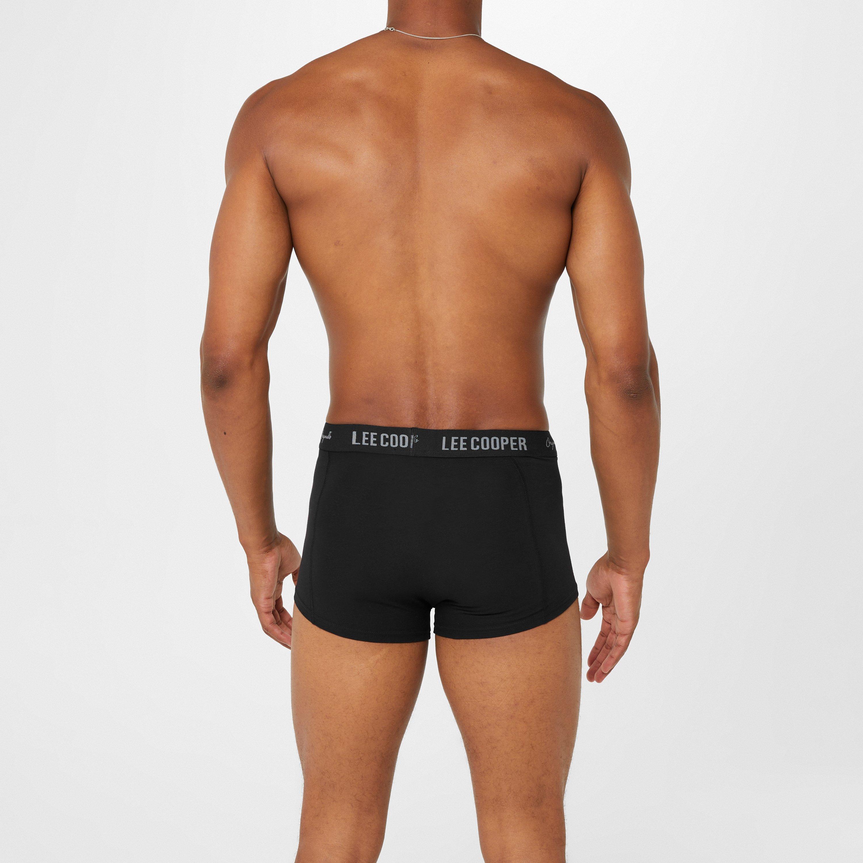Black - Lee Cooper - Essential Boxer Trunk 5-Pack Mens - 3