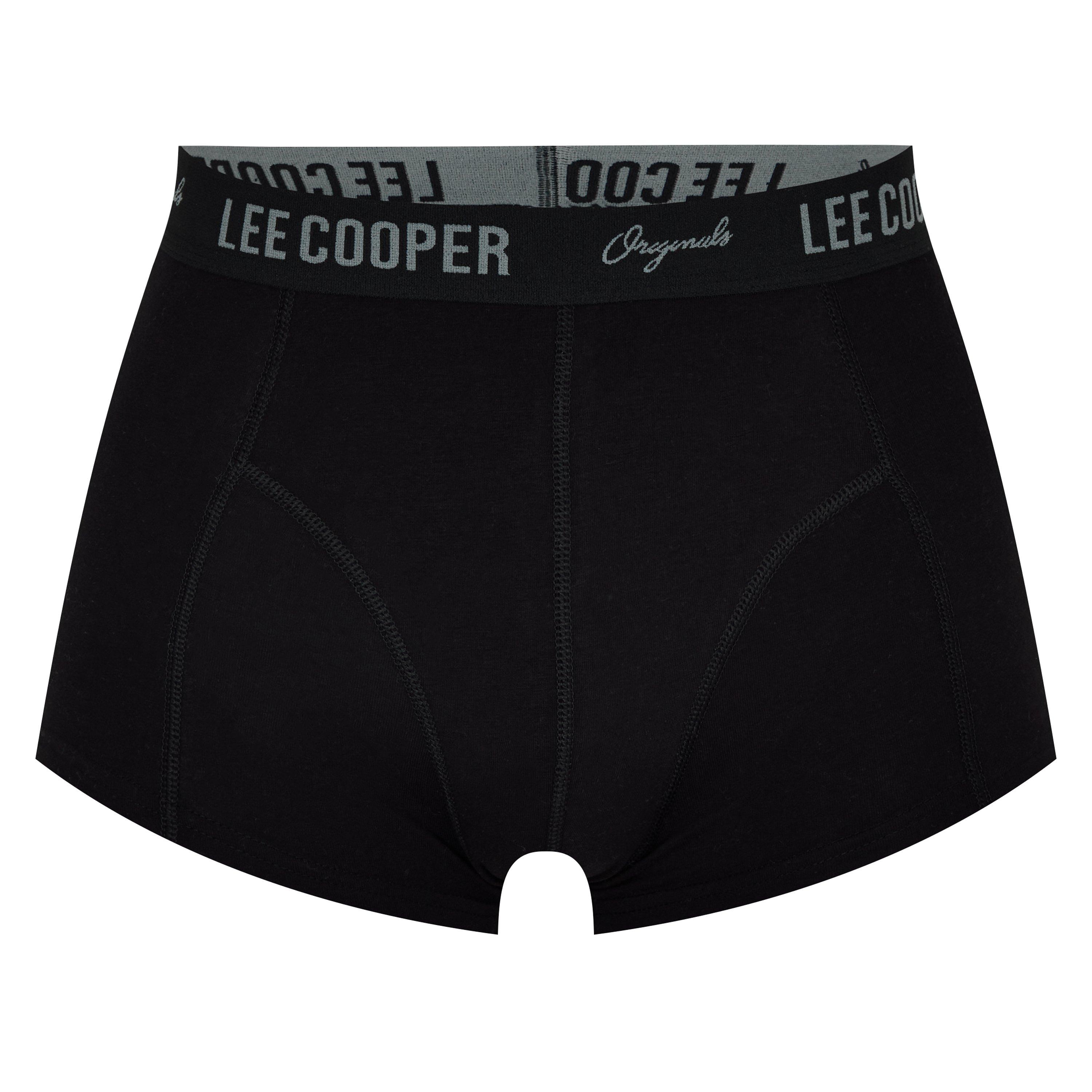 Black - Lee Cooper - Essential Boxer Trunk 5-Pack Mens - 4