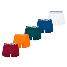 Lee Cooper Essential Mens Boxer Trunk 5 Pack