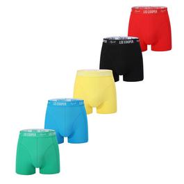 Lee Cooper Essential Mens Boxer Trunk 5 Pack