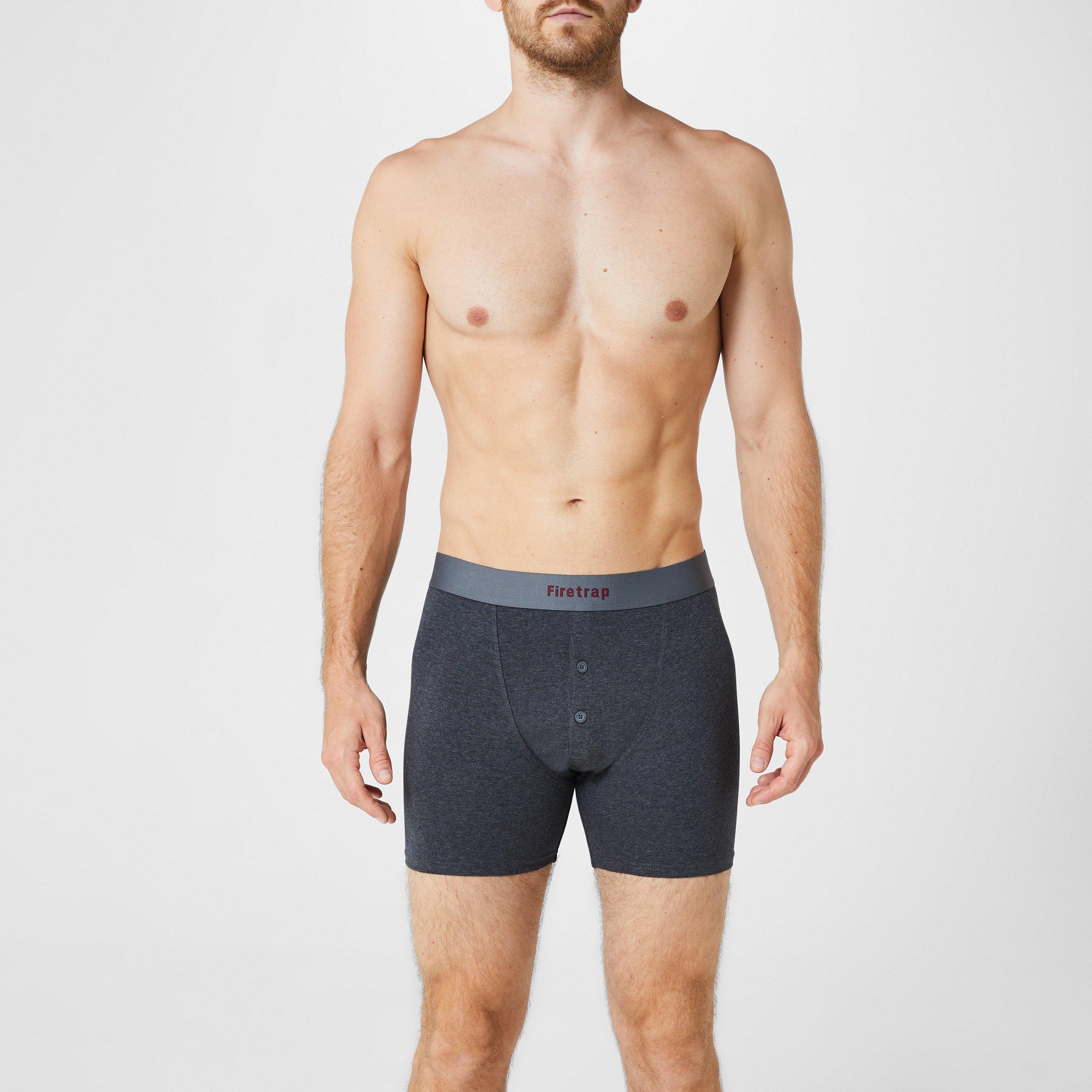Grå / Vin - Firetrap - 2 Pack Boxers - 4