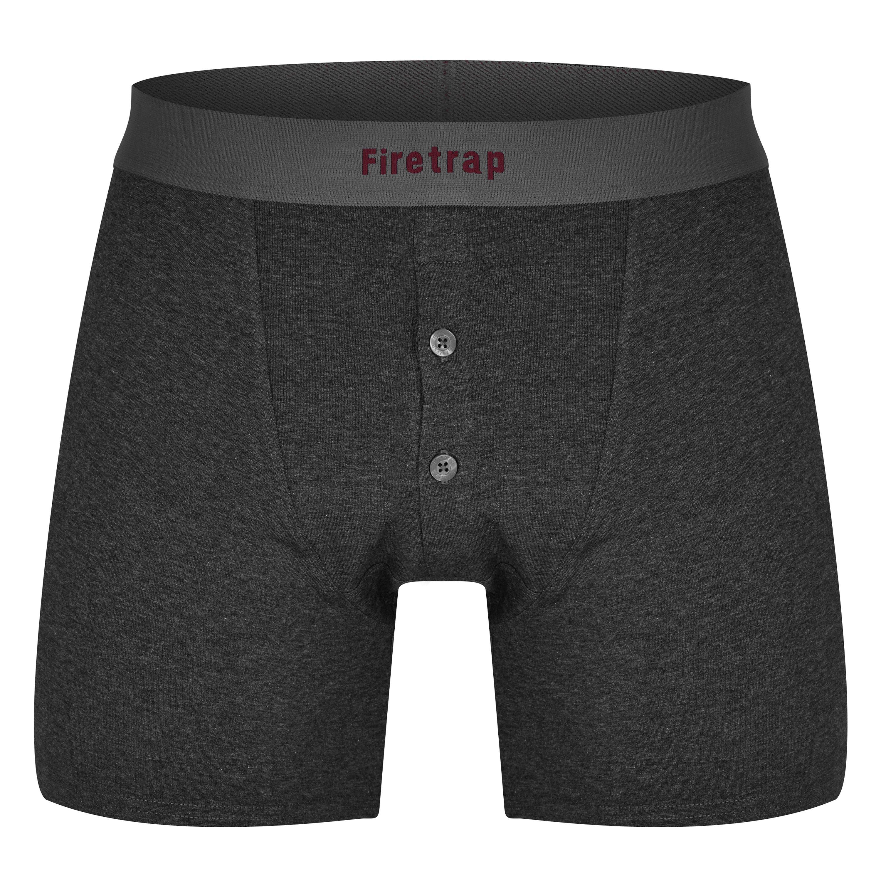 Grå / Vin - Firetrap - 2 Pack Boxers - 8