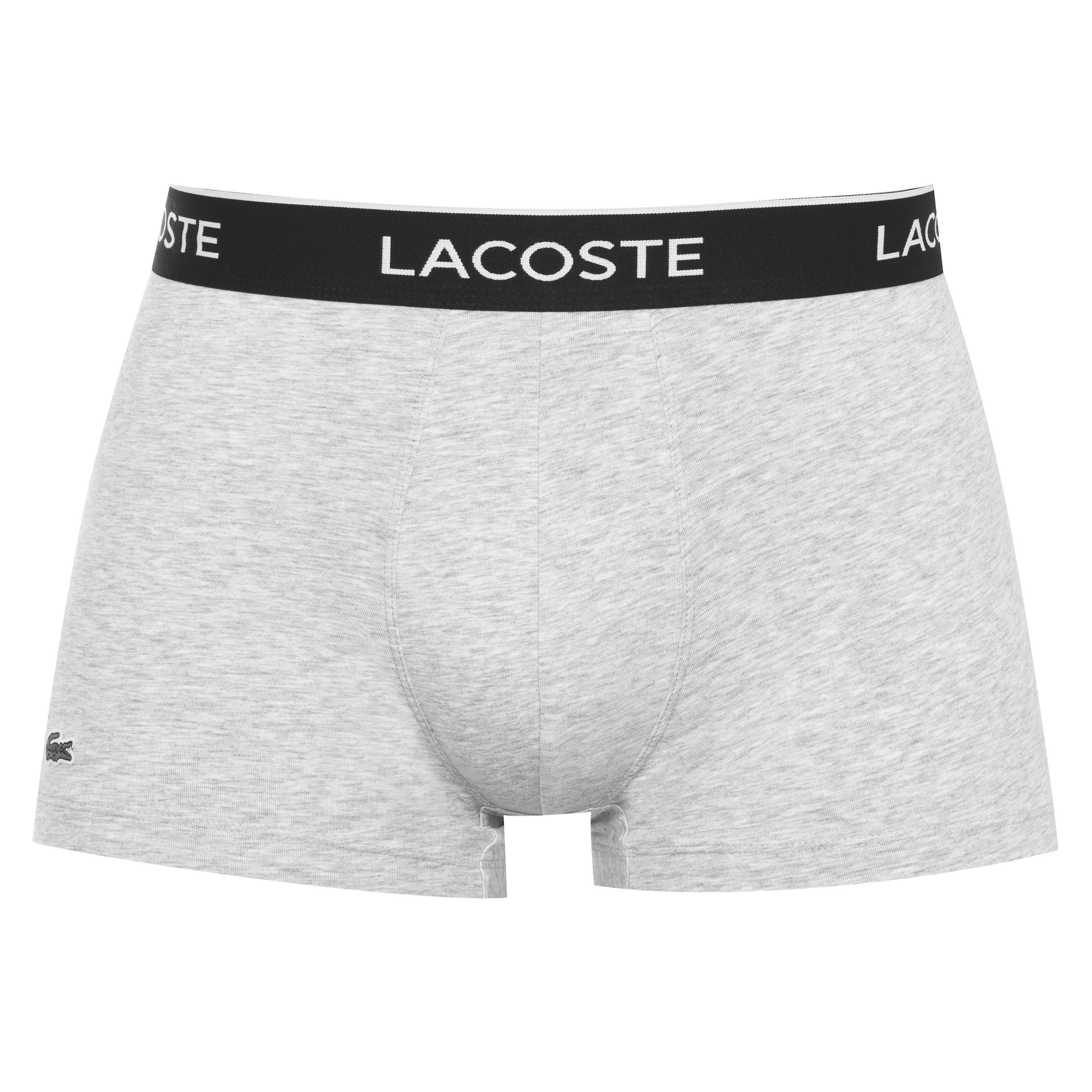 Grey - Lacoste - 3 Pack Boxer Shorts - 5