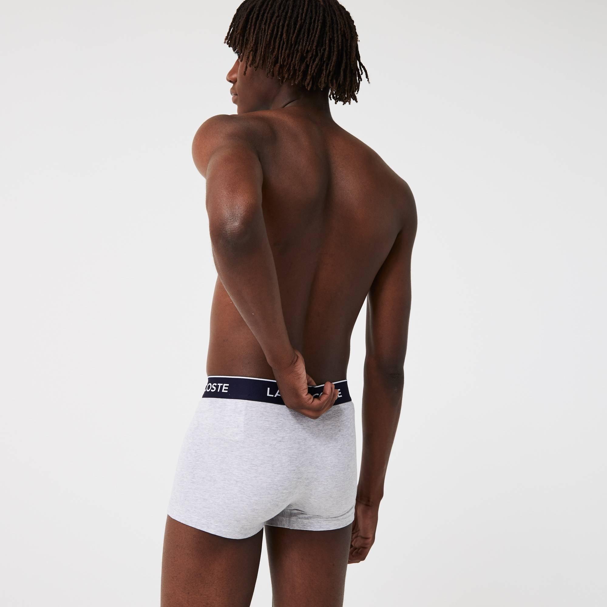 Grey - Lacoste - 3 Pack Boxer Shorts - 3