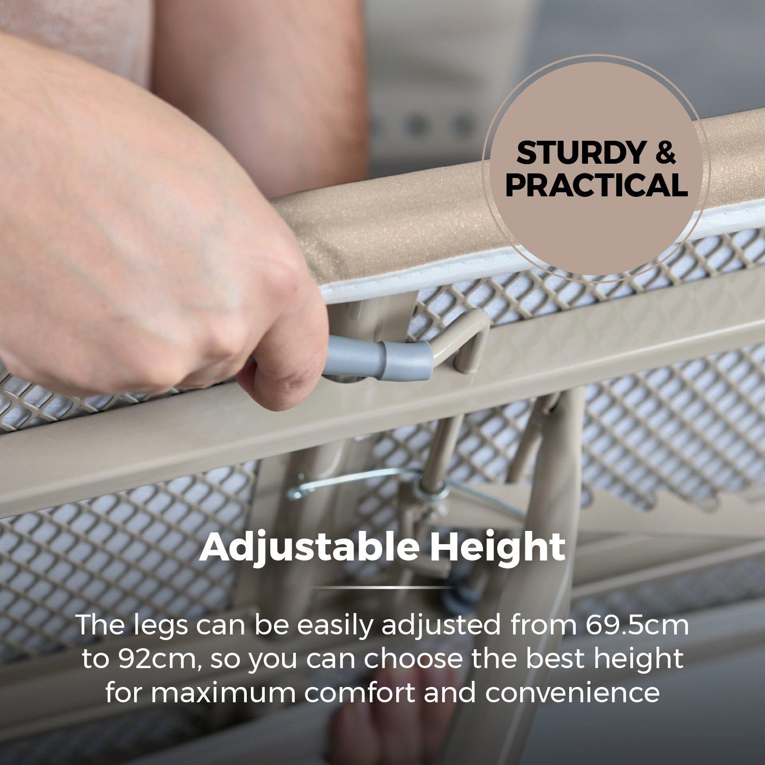 None - Tower - T873001MSH Latte Pro Oversize Ironing Board - 4