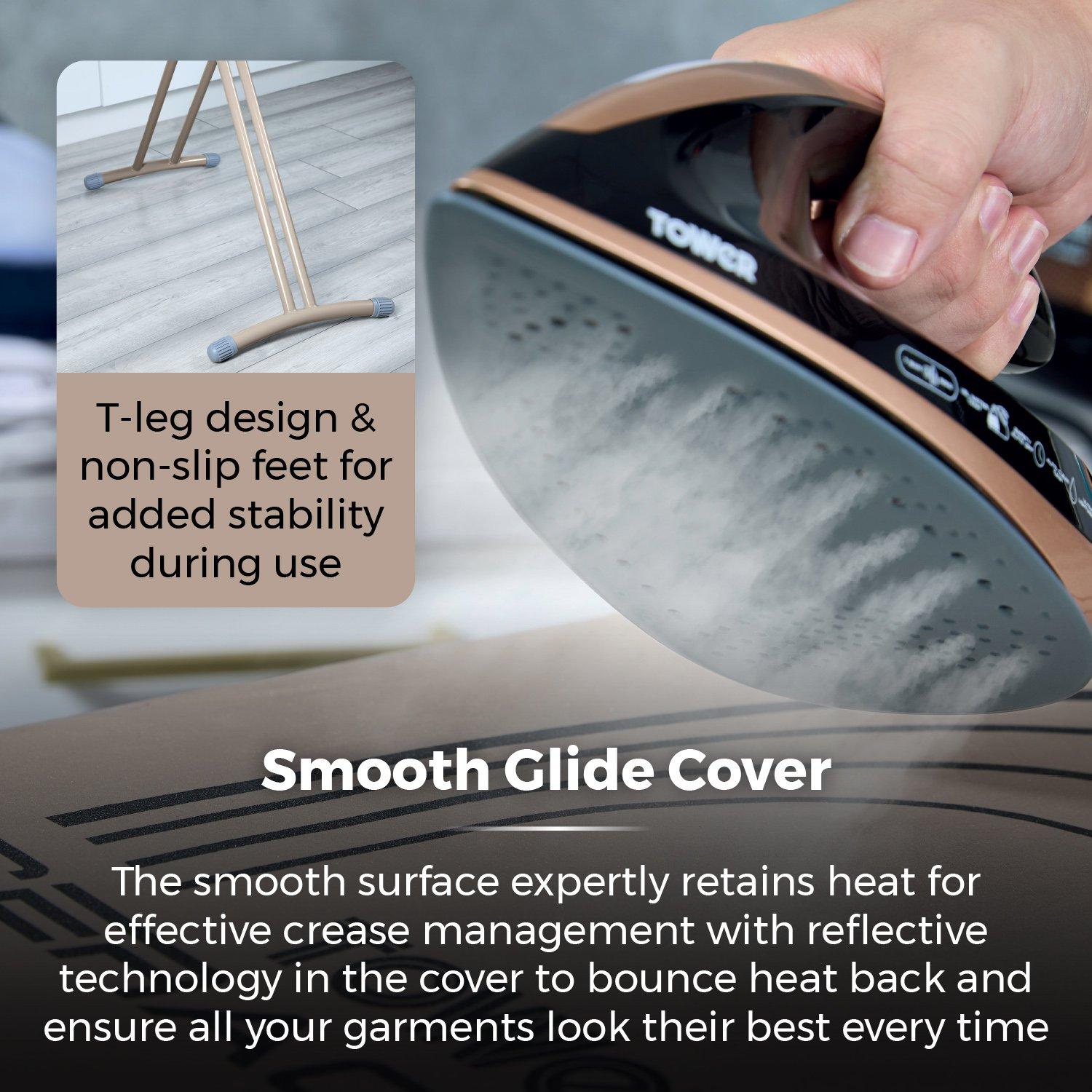 None - Tower - T873001MSH Latte Pro Oversize Ironing Board - 5