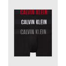 Noir/Gris/Rouge - Calvin Klein Sokker 2 Par - 3 Calvin klein верх від купальника - 1