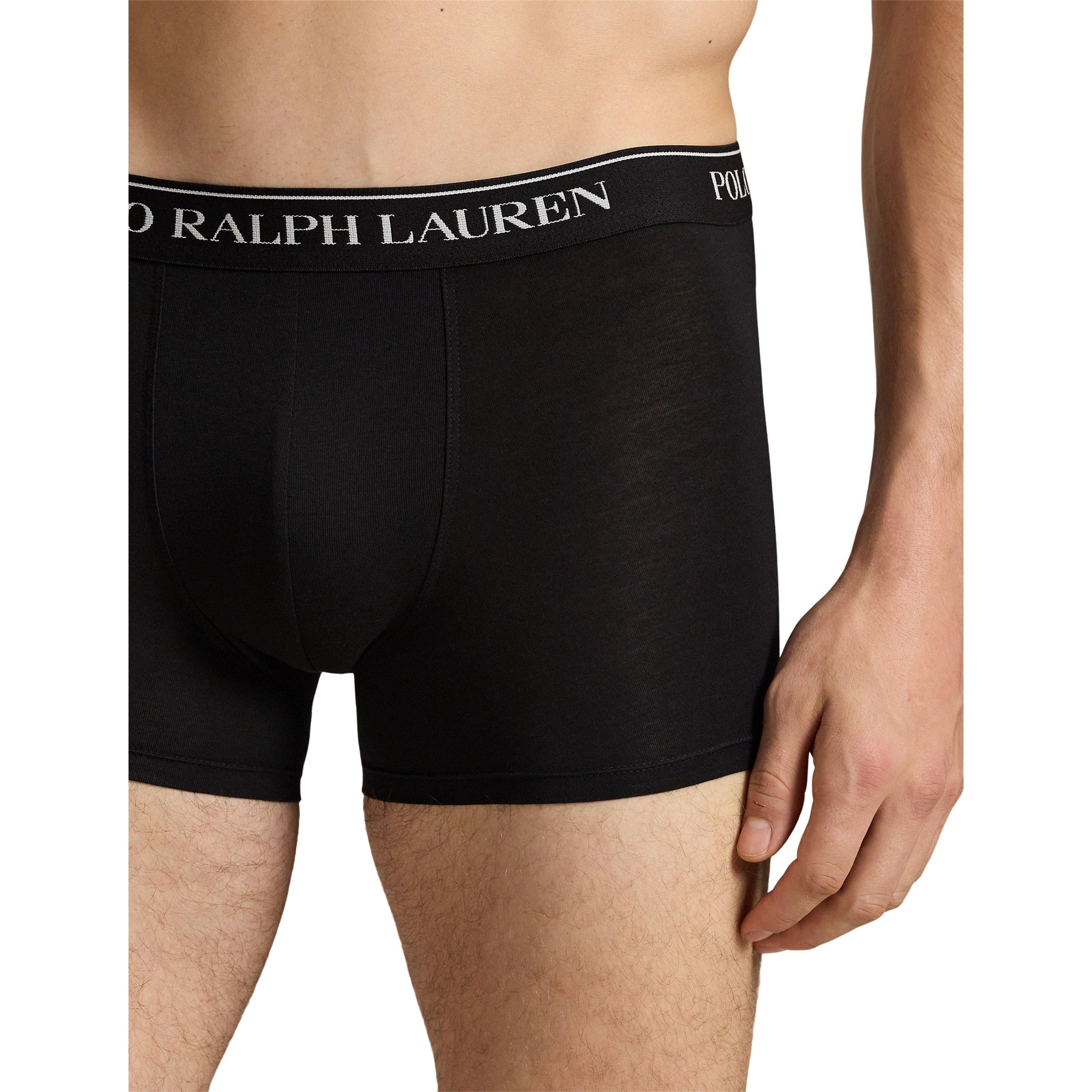 Polo Black - Polo Ralph Lauren - Men's 3-Pack Cotton Trunks - 4