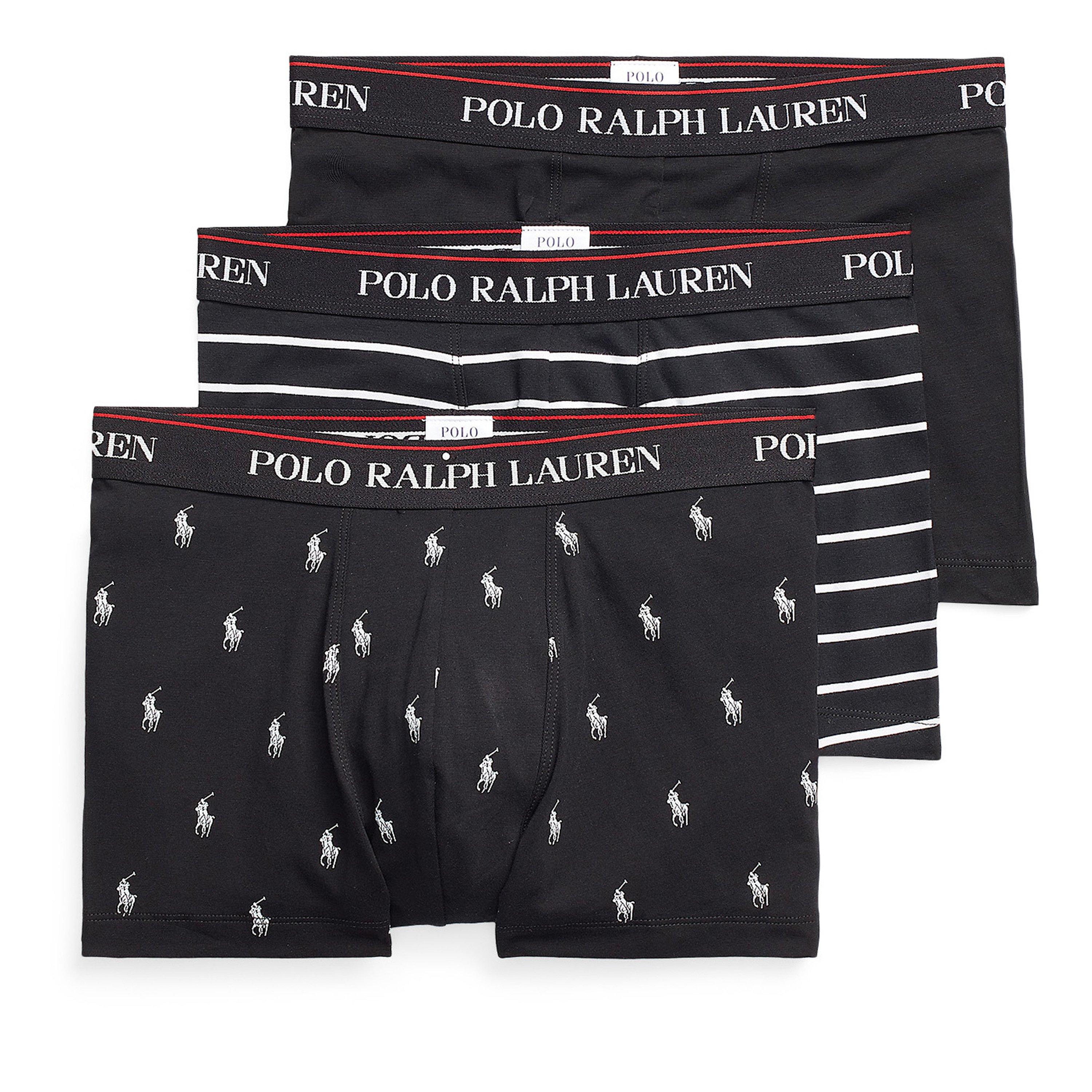 Polo Ralph Lauren Men's 3-Pack Cotton Trunks