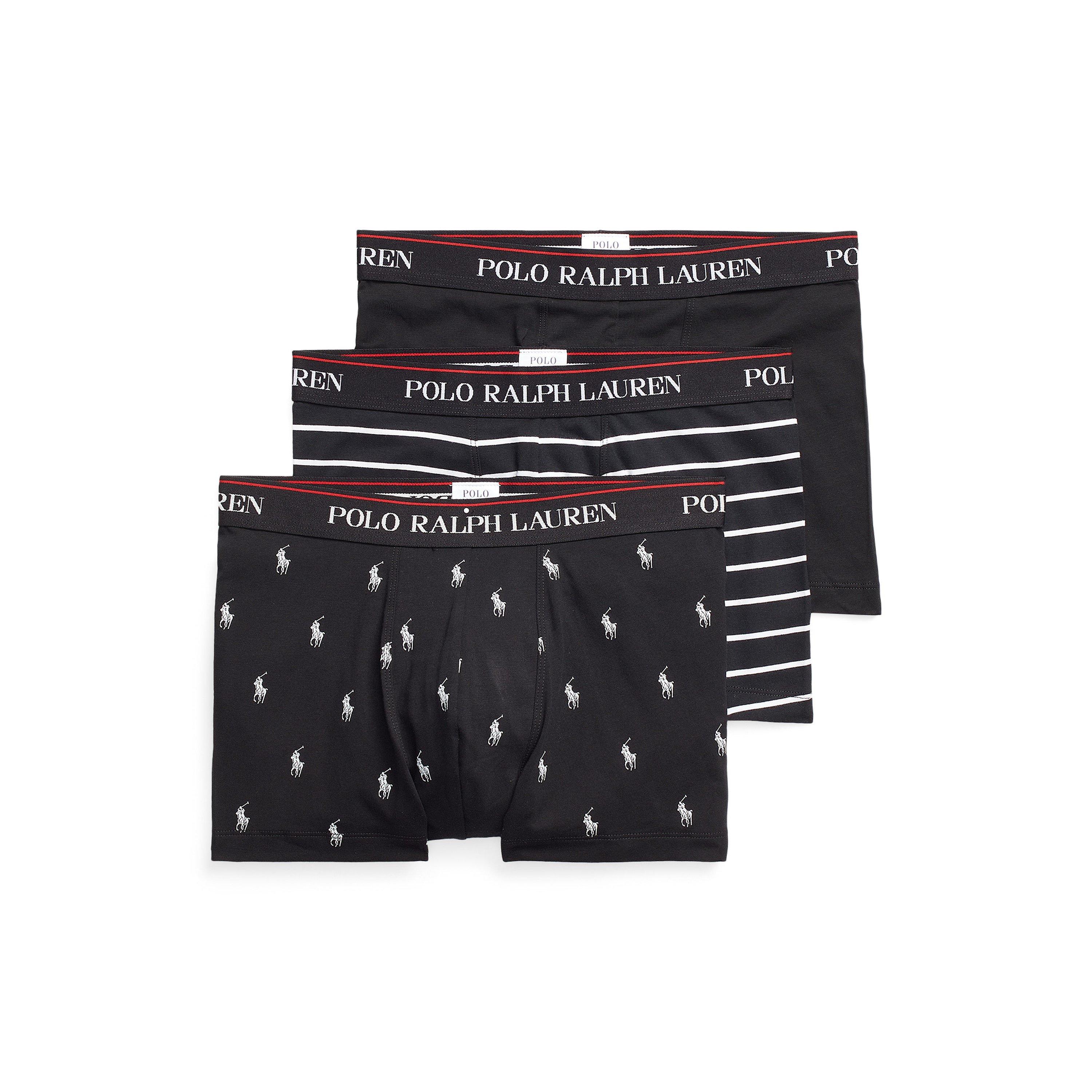 Polo Ralph Lauren Men's 3-Pack Cotton Trunks