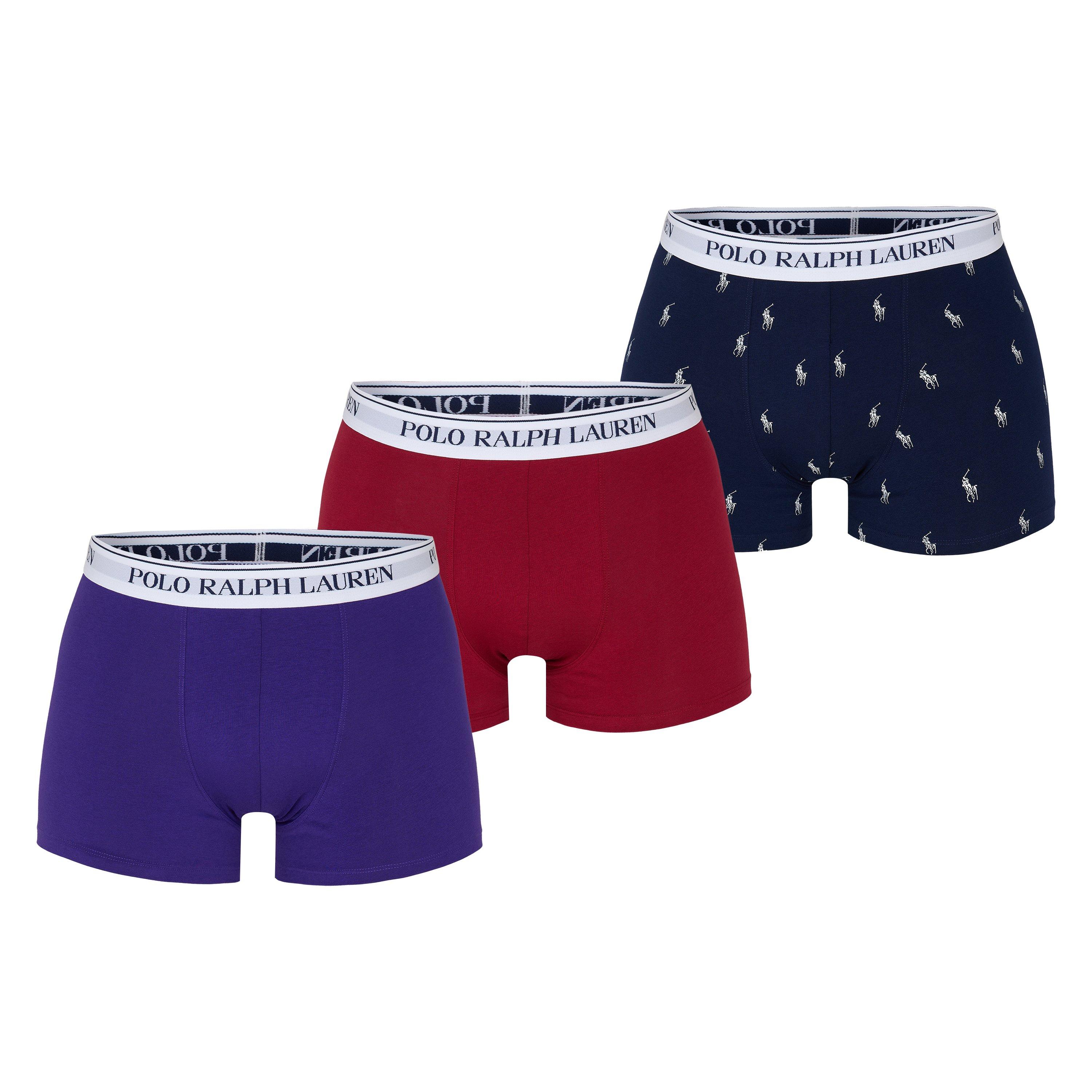 Polo Ralph Lauren Men's 3-Pack Cotton Trunks