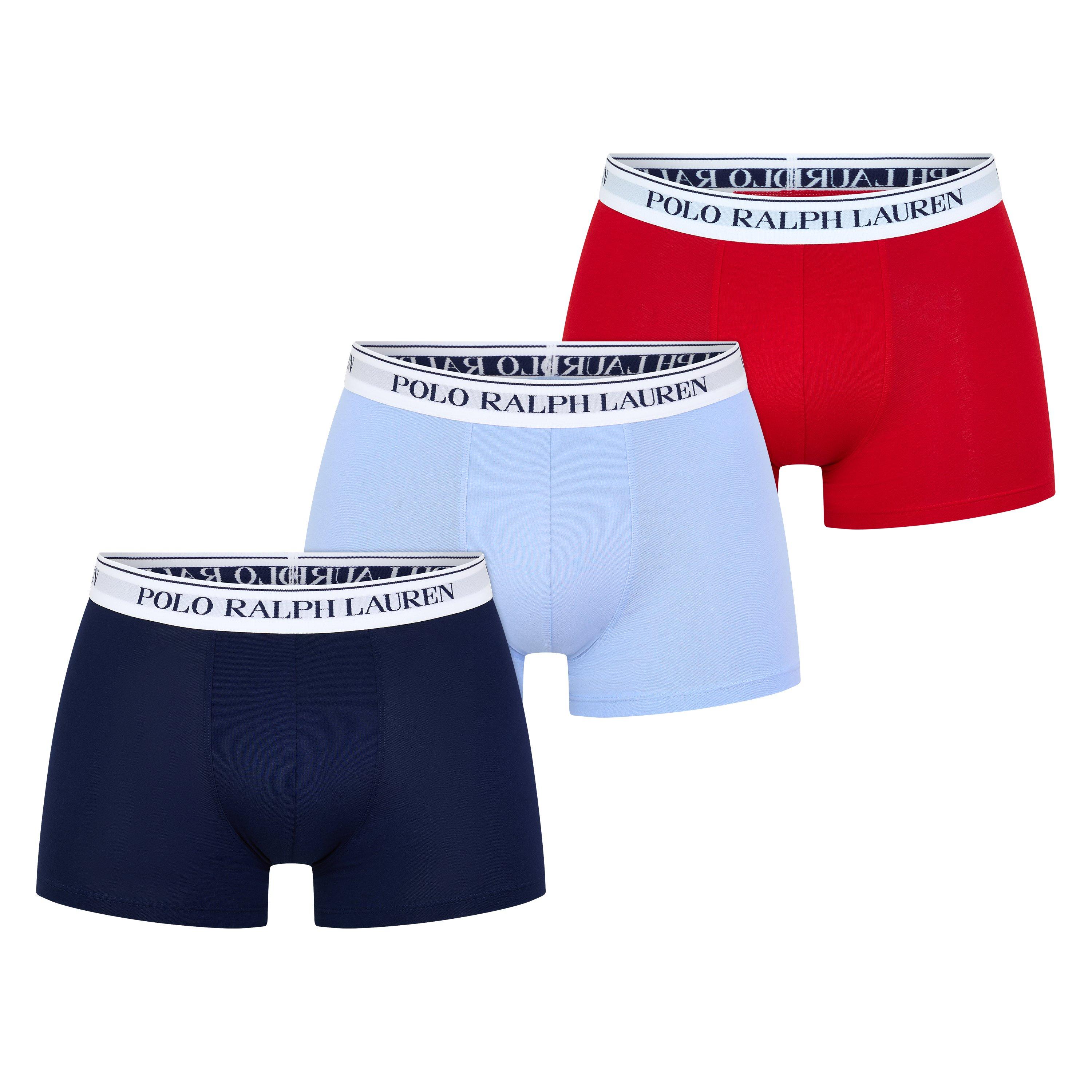 Polo Ralph Lauren Men's 3-Pack Cotton Trunks