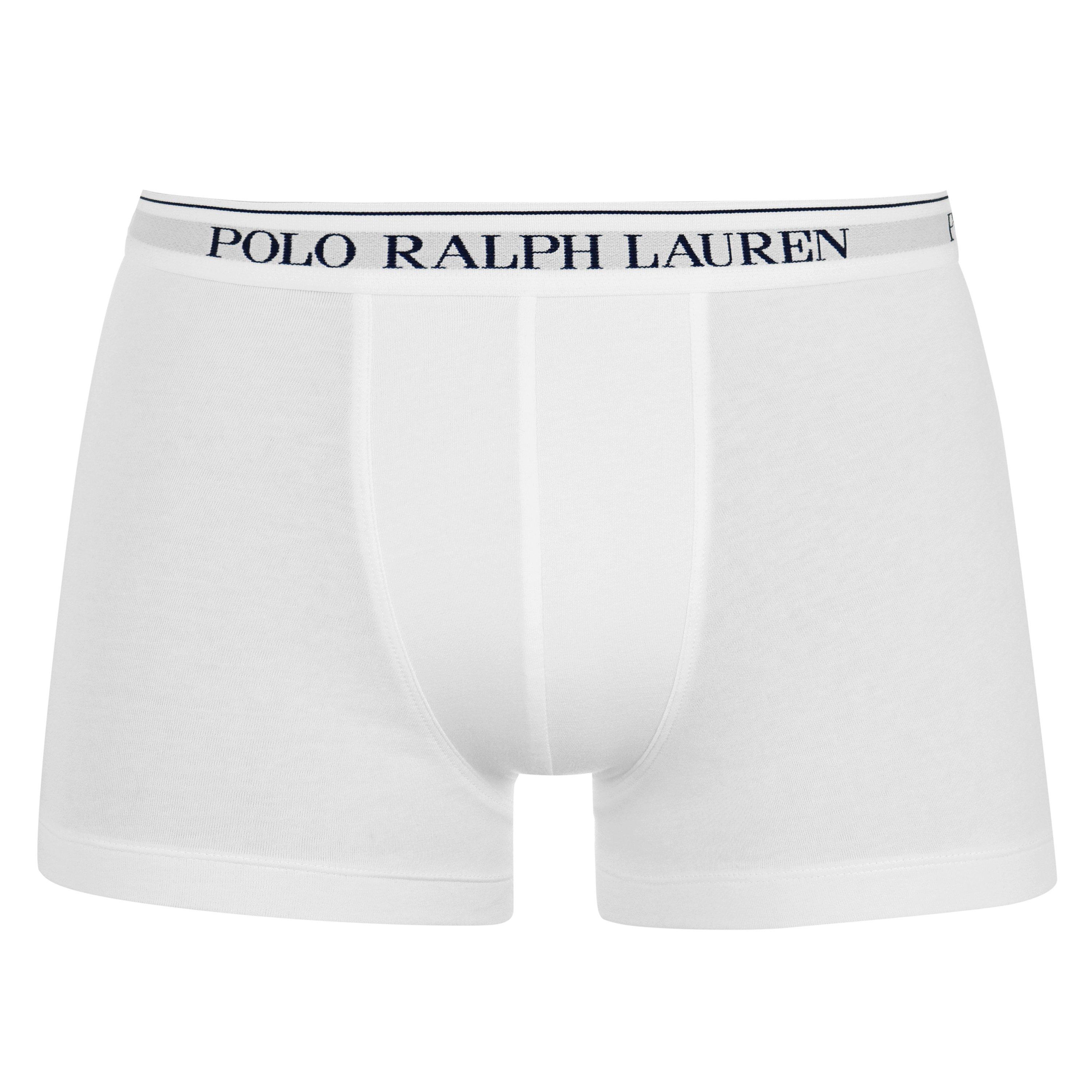 Blck/White/Grey - Polo Ralph Lauren - Men's 3-Pack Cotton Trunks - 7