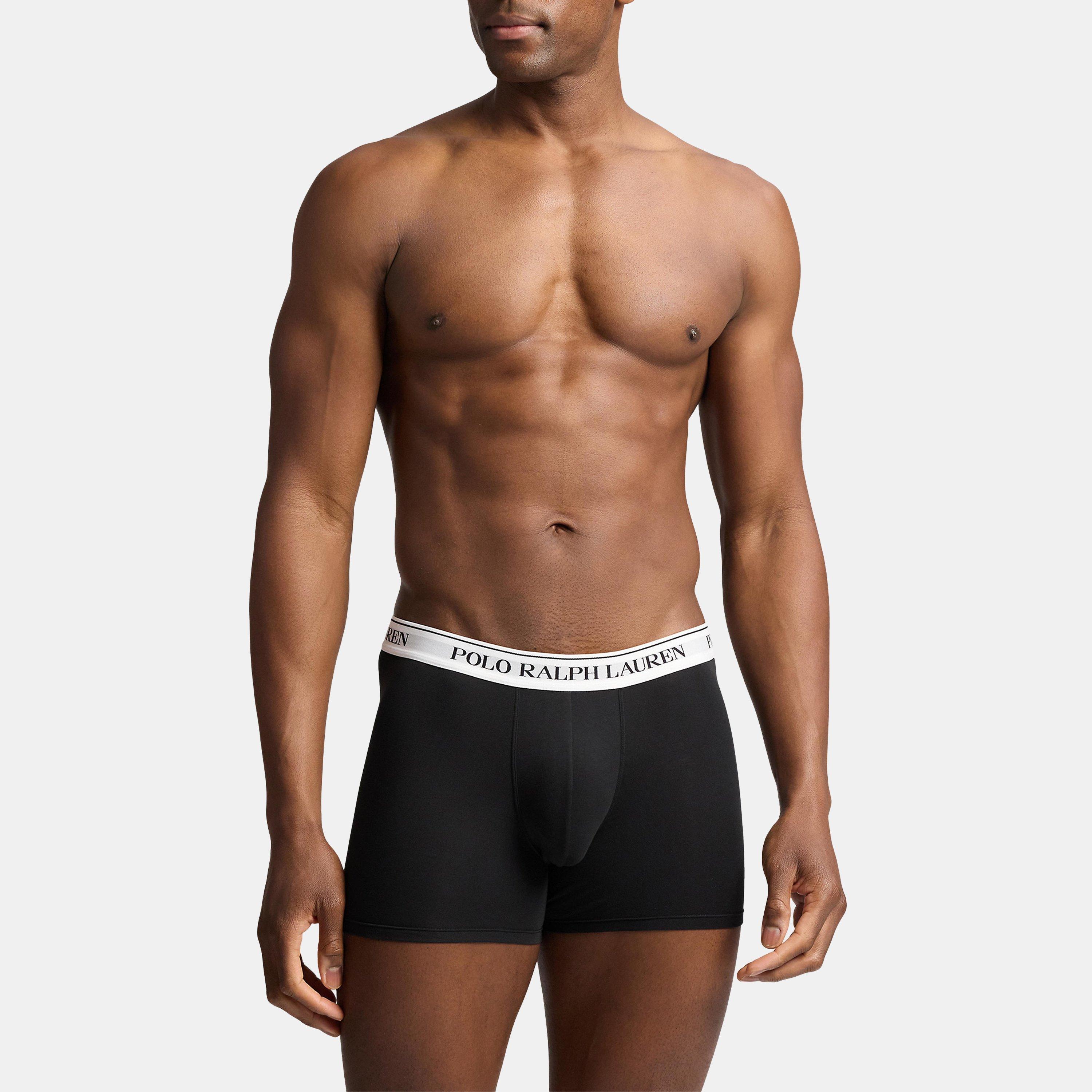 Blk/Blu/Red - Polo Ralph Lauren - Mens 3-Pack Boxer Briefs - 2