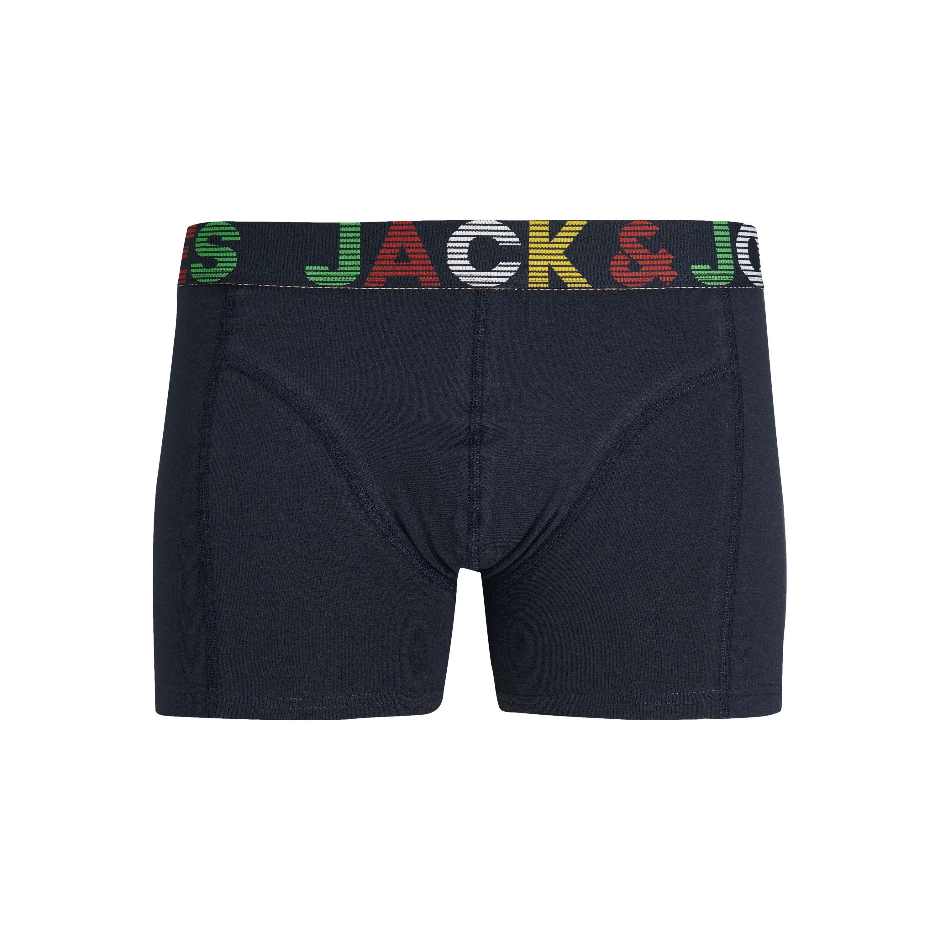 Grigio Melange Scuro - Jack and Jones - Jack Ethan Trunks 3 Sn64 - 2