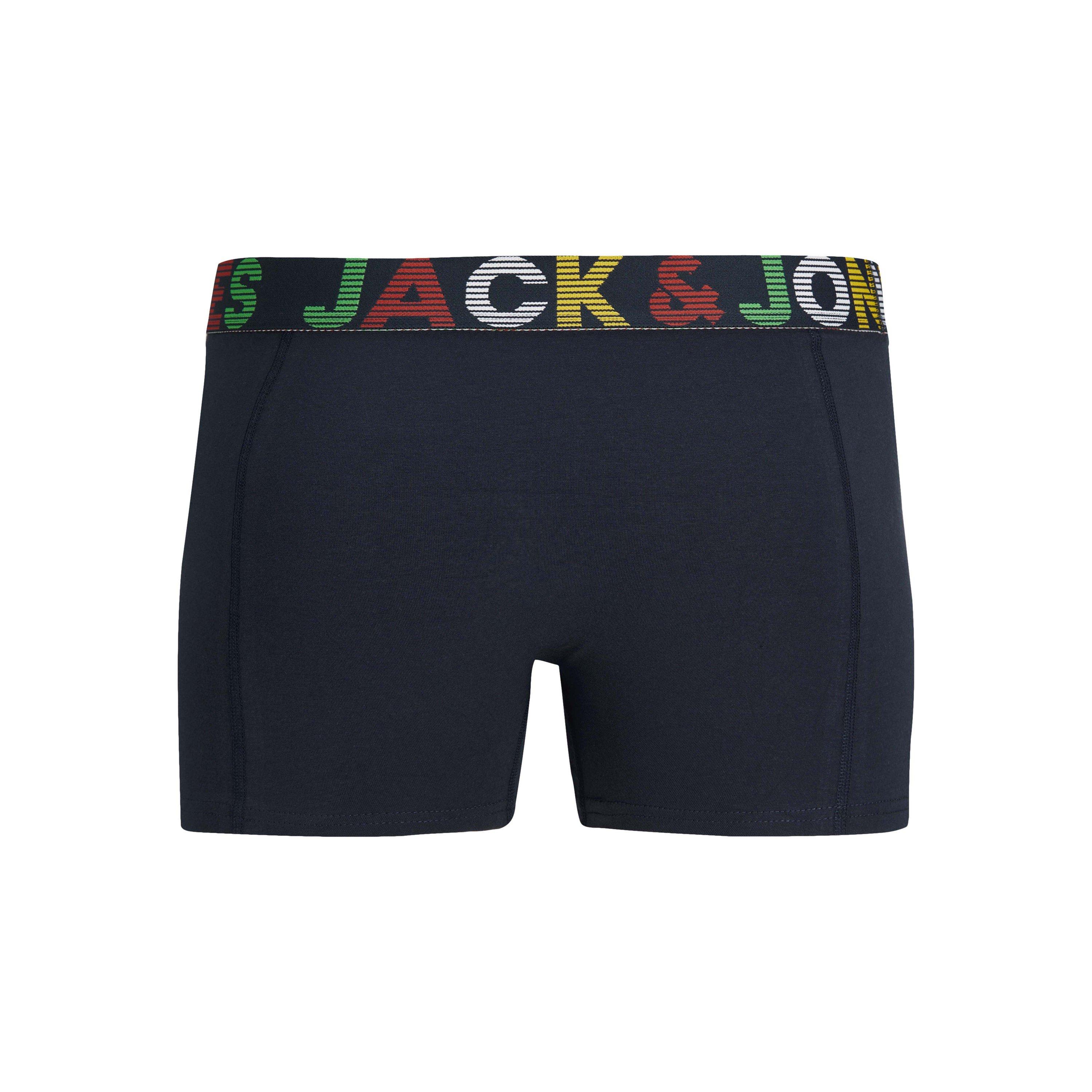 Grigio Melange Scuro - Jack and Jones - Jack Ethan Trunks 3 Sn64 - 3