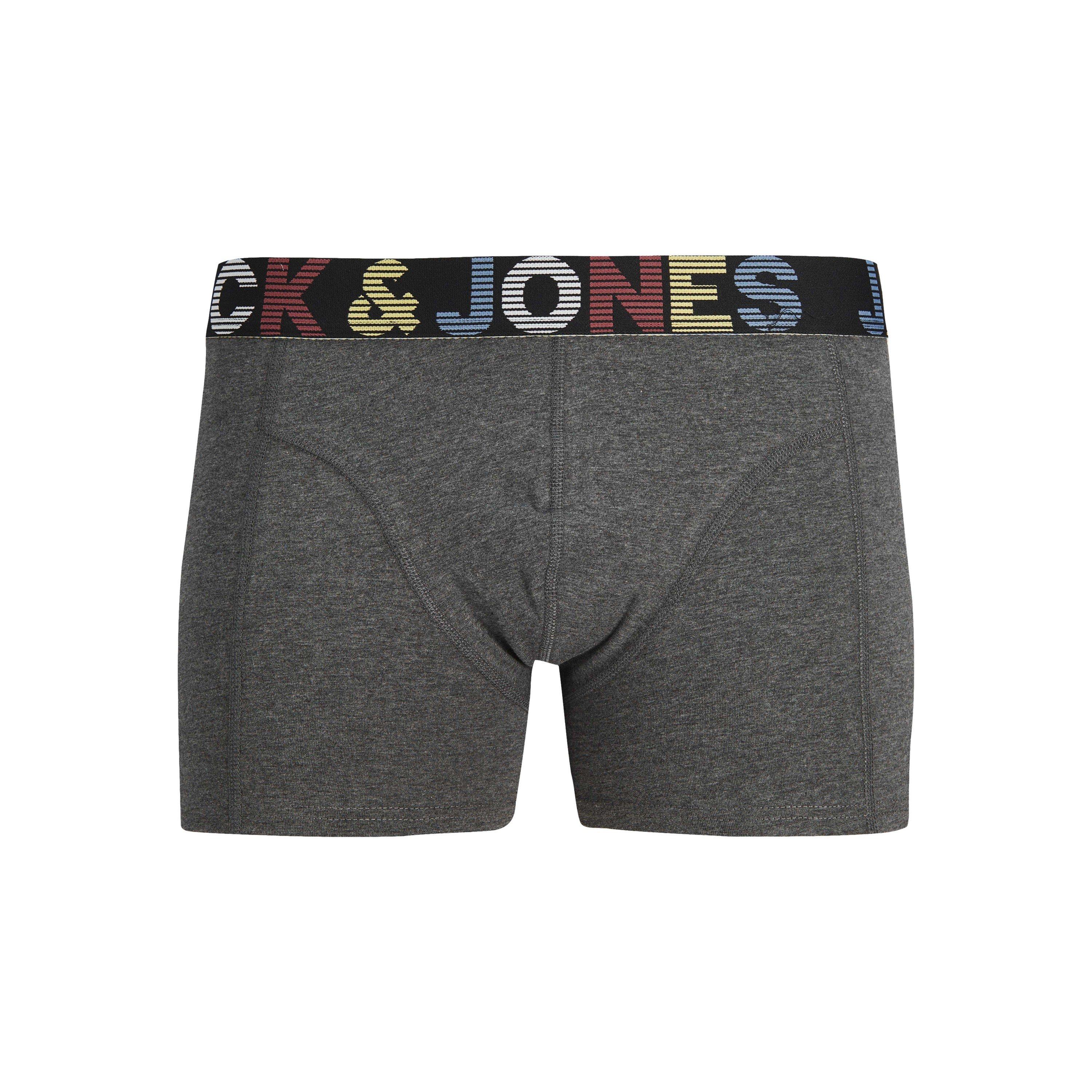 Grigio Melange Scuro - Jack and Jones - Jack Ethan Trunks 3 Sn64 - 4