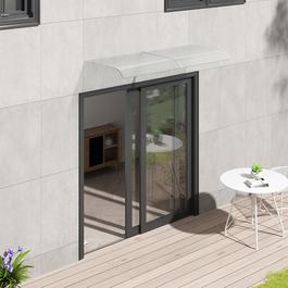 Breeins 1m Frosted Window Awning Longer Arc Length